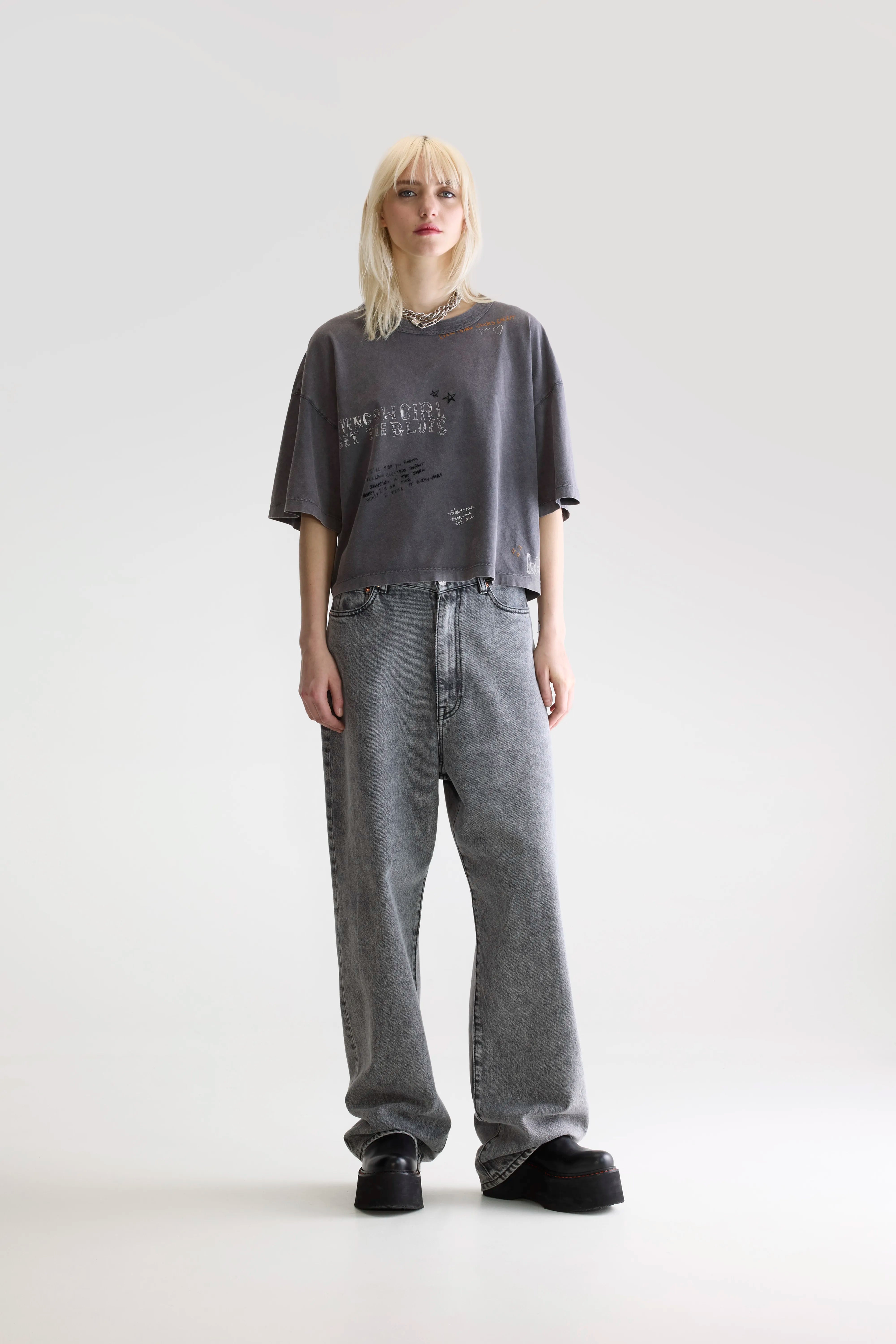 Voss T-shirt Met Korte Mouwen - Black beauty Voor Dames | Bellerose