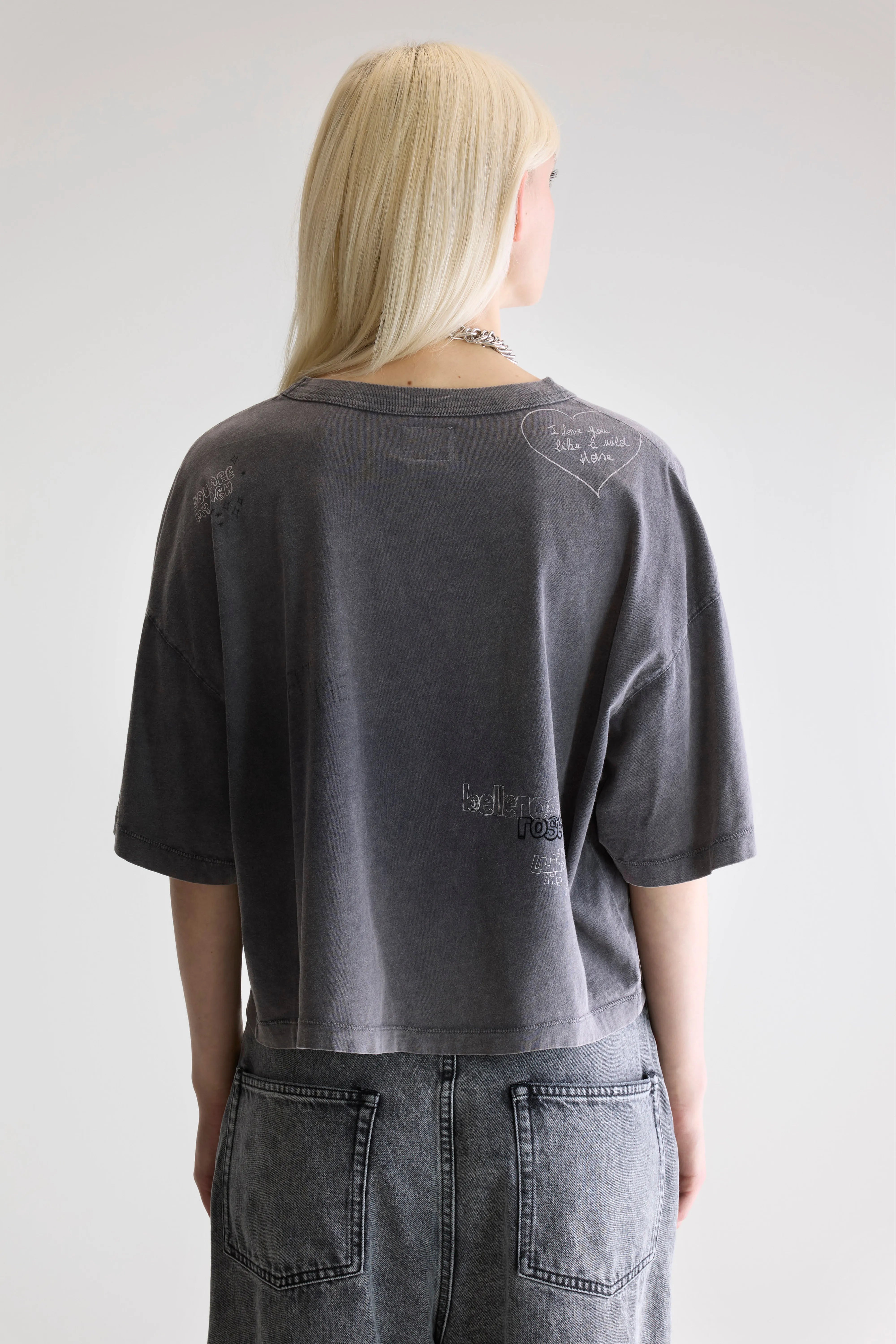 Voss short-sleeve t-shirt  (252 / W / BLACK BEAUTY)