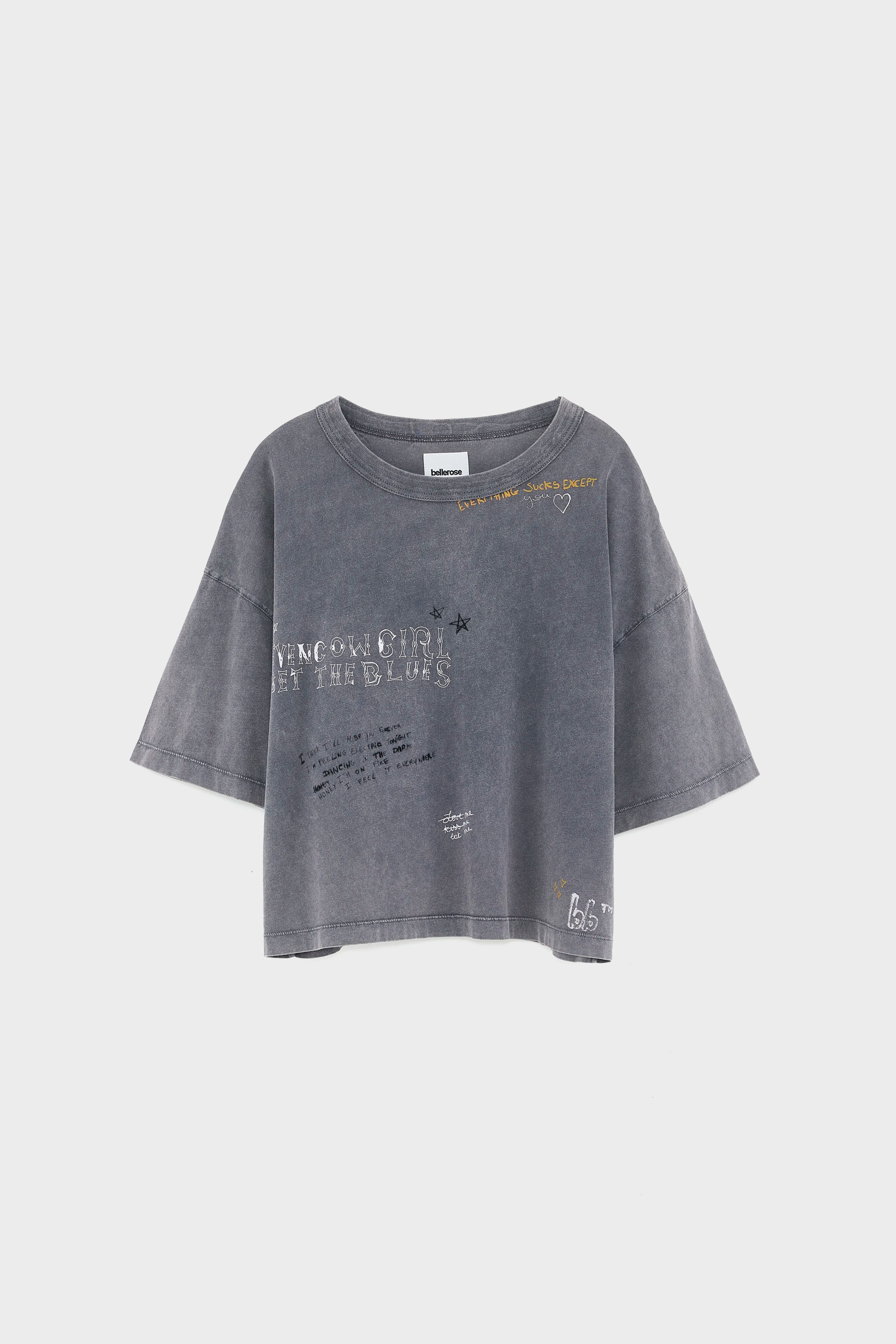 Voss t-shirt met korte mouwen  (252 / W / BLACK BEAUTY)