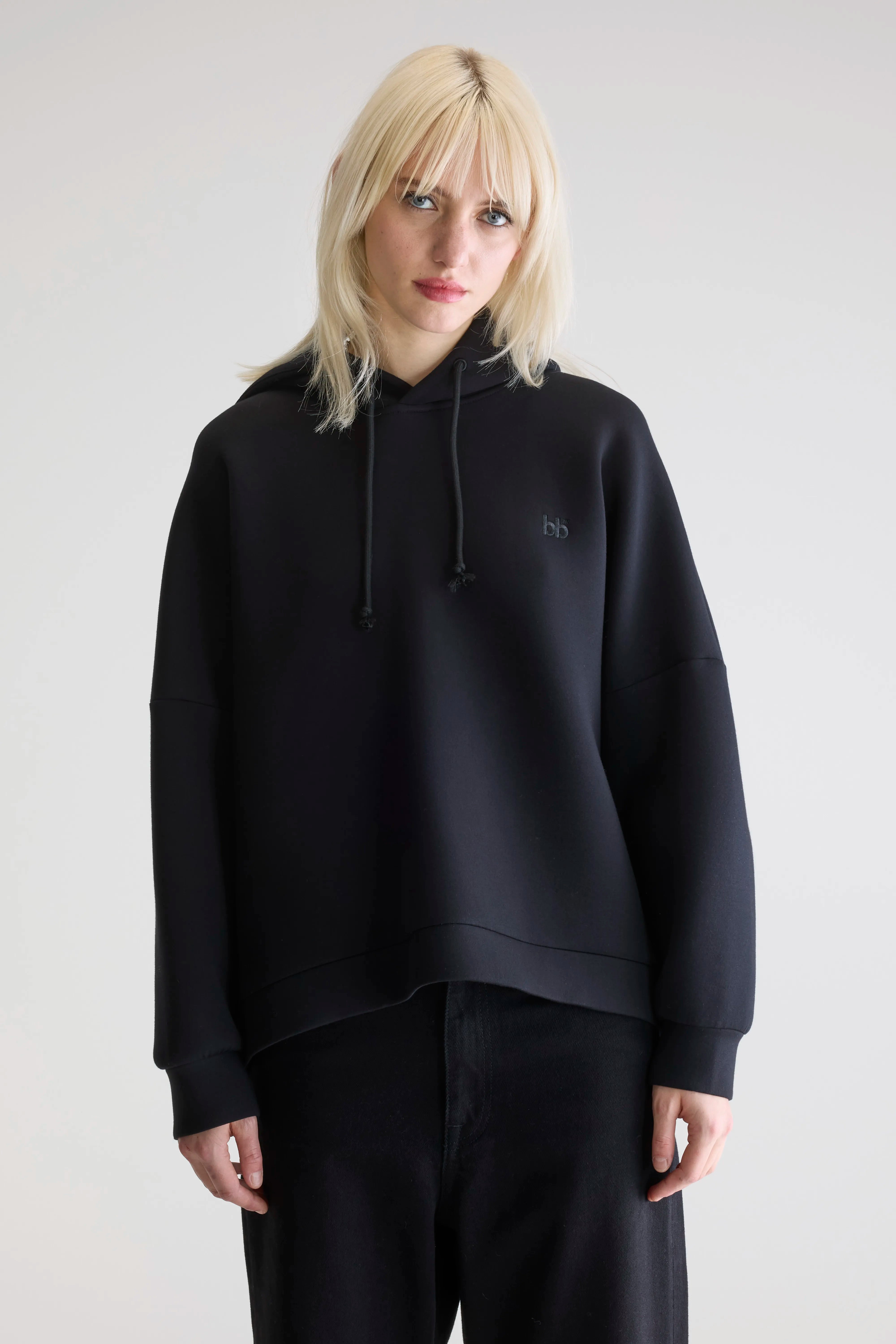Sweatshirt À Capuche Tood - Black Pour Femme | Bellerose