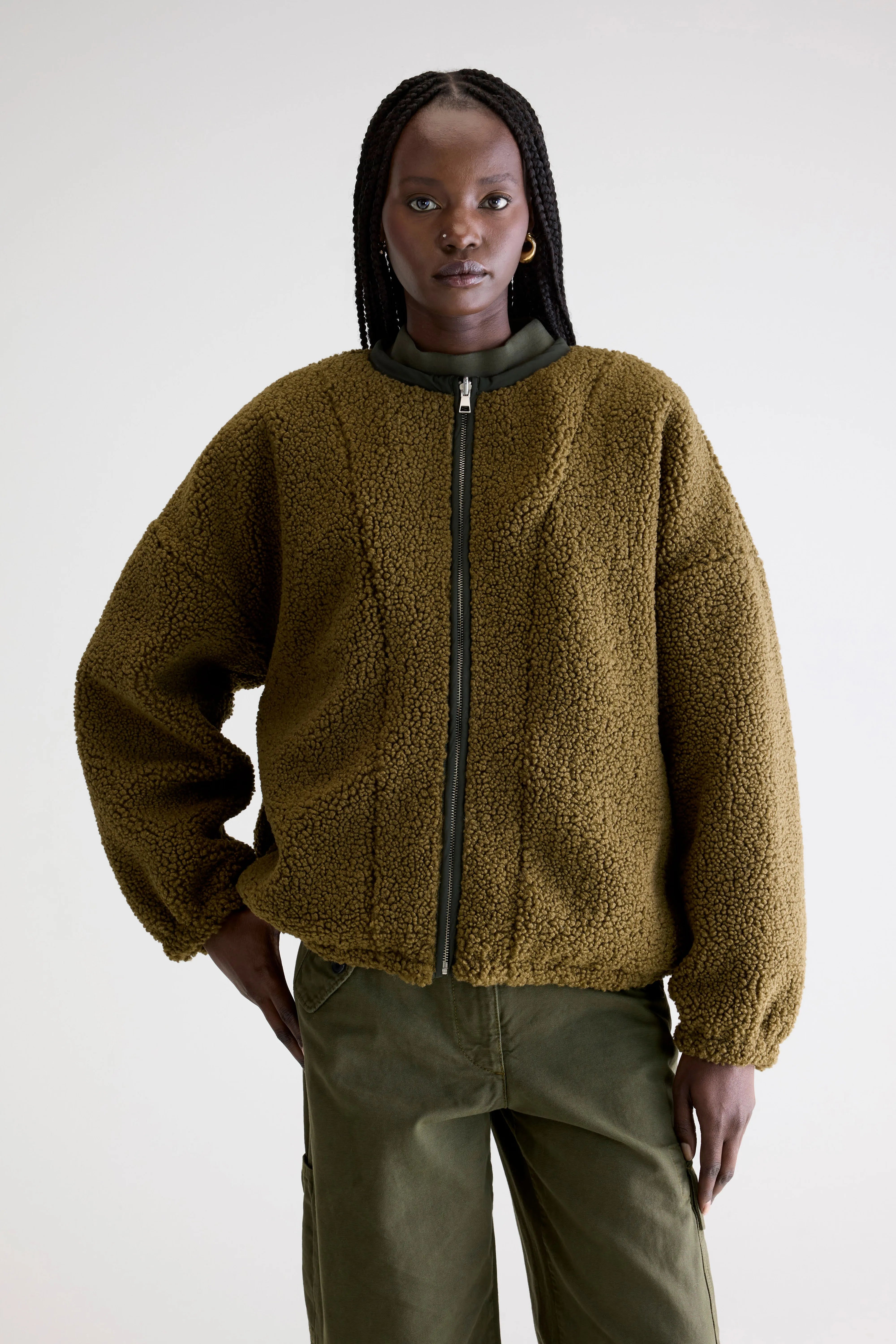 Janice Teddy Jas - Army / Mercury Voor Dames | Bellerose