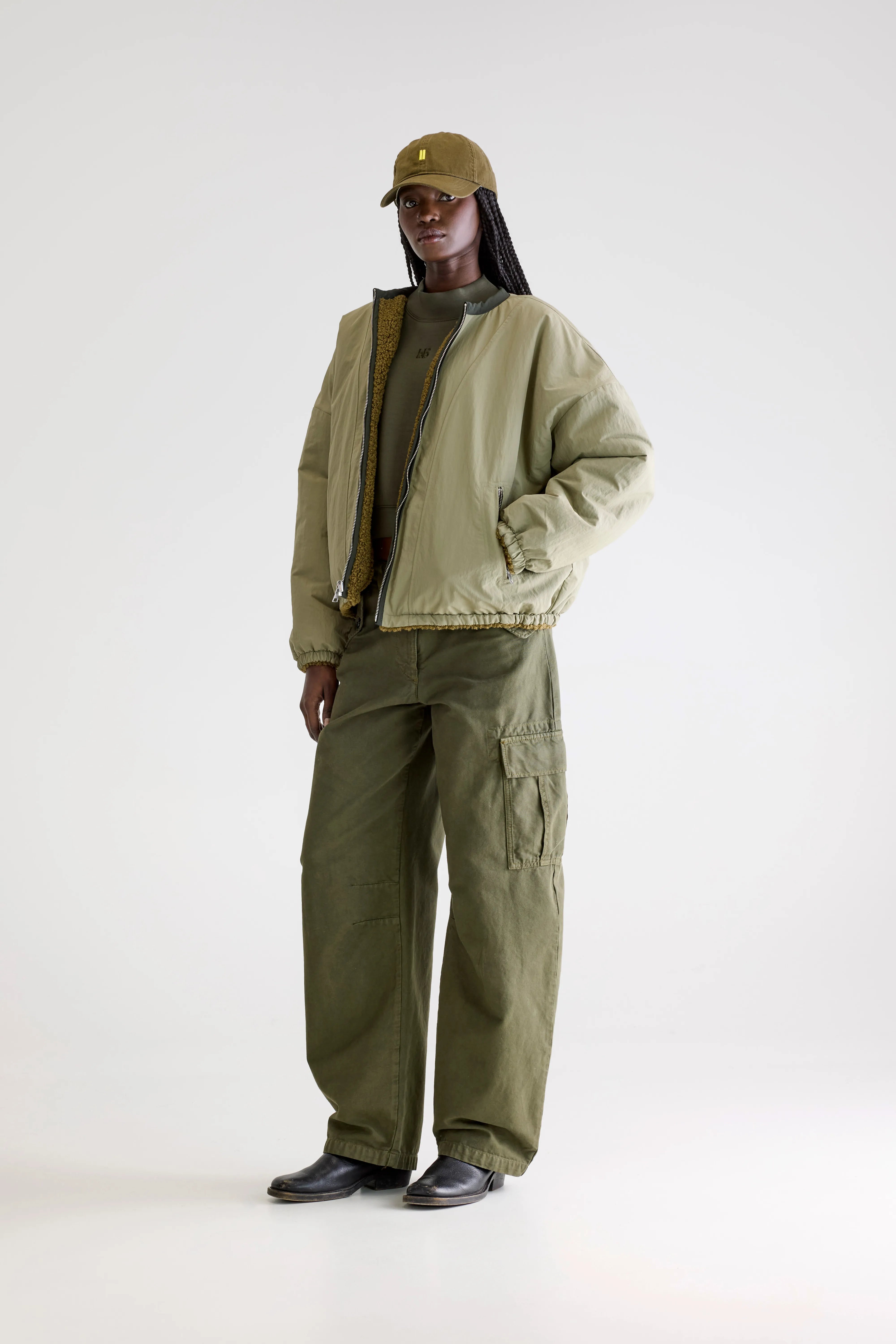 Janice Teddy Jas - Army / Mercury Voor Dames | Bellerose