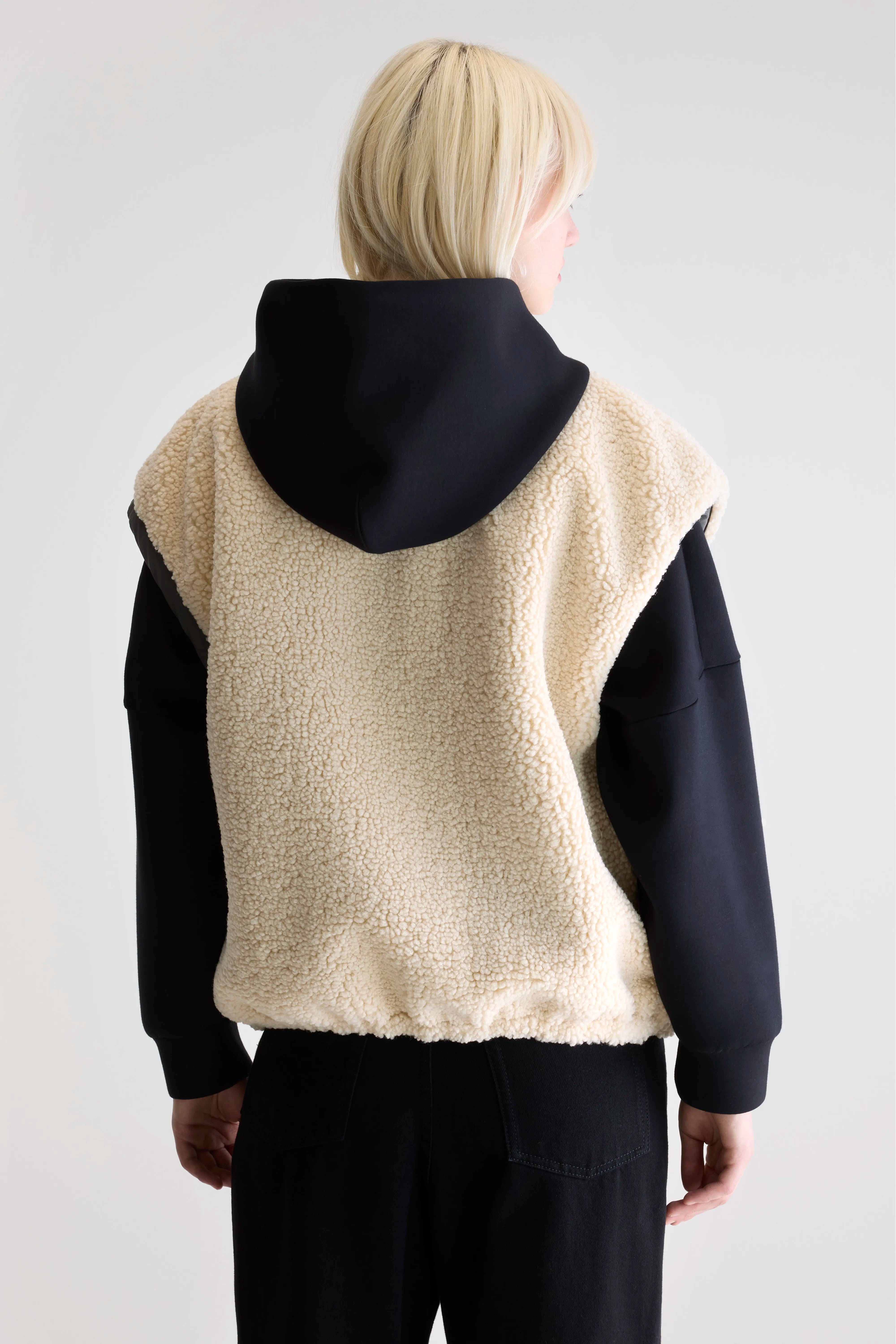 Jano Sleeveless Jacket - Cream / Worker For Women | Bellerose