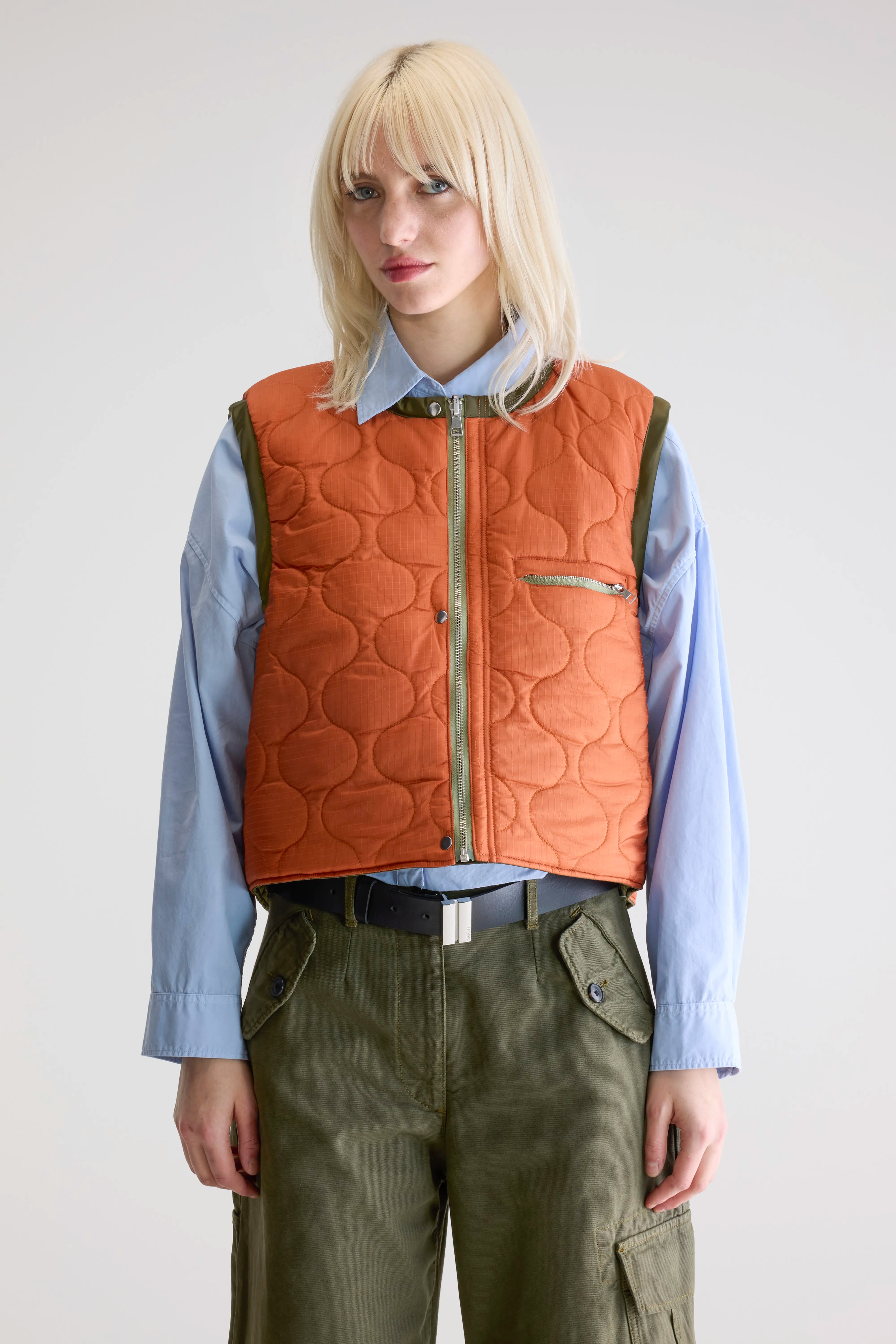 Veste Sans Manches Jensa - Brown / Camel Pour Femme | Bellerose