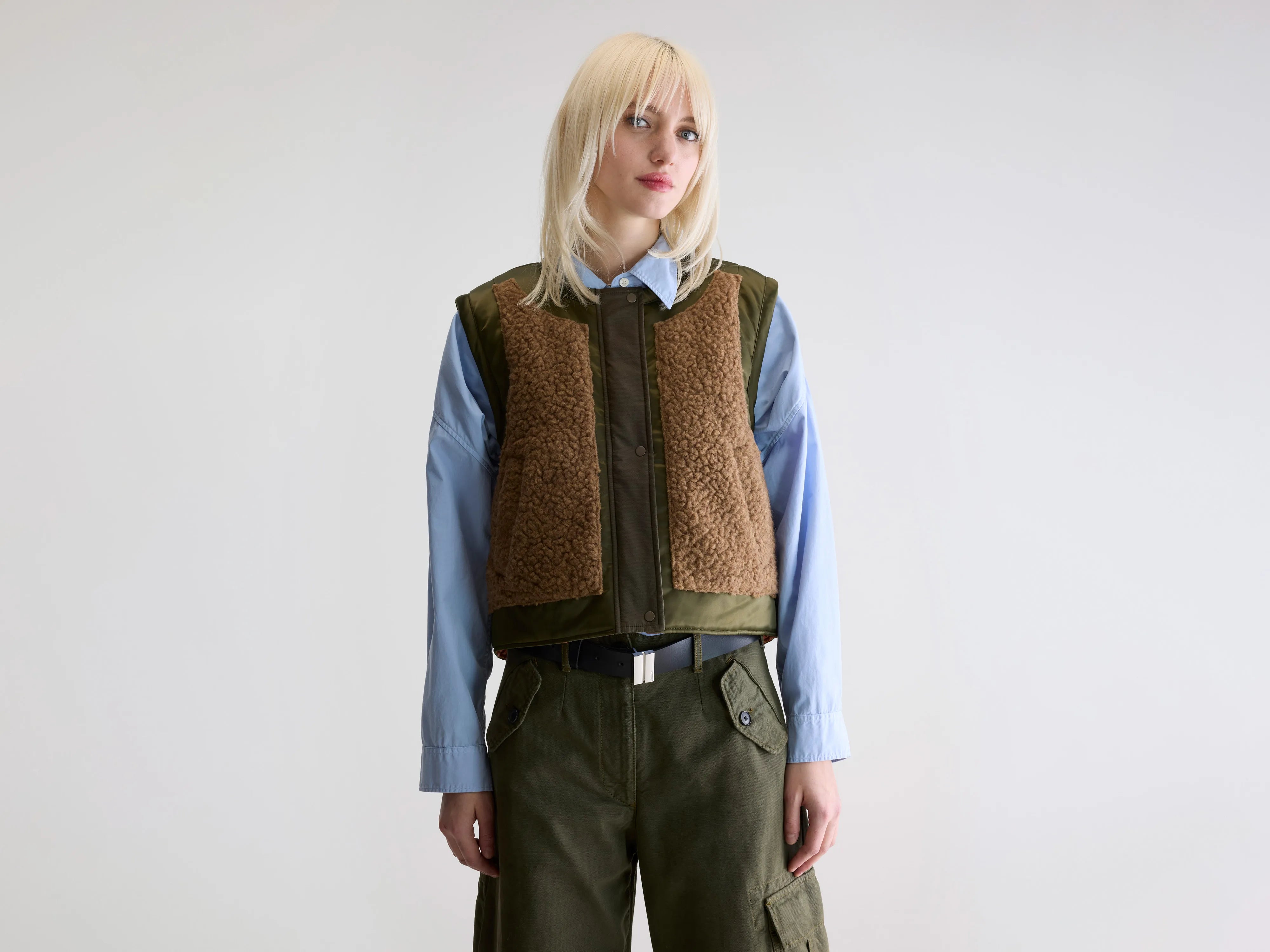 Jensa sleeveless jacket (252 / W / COMBO A)