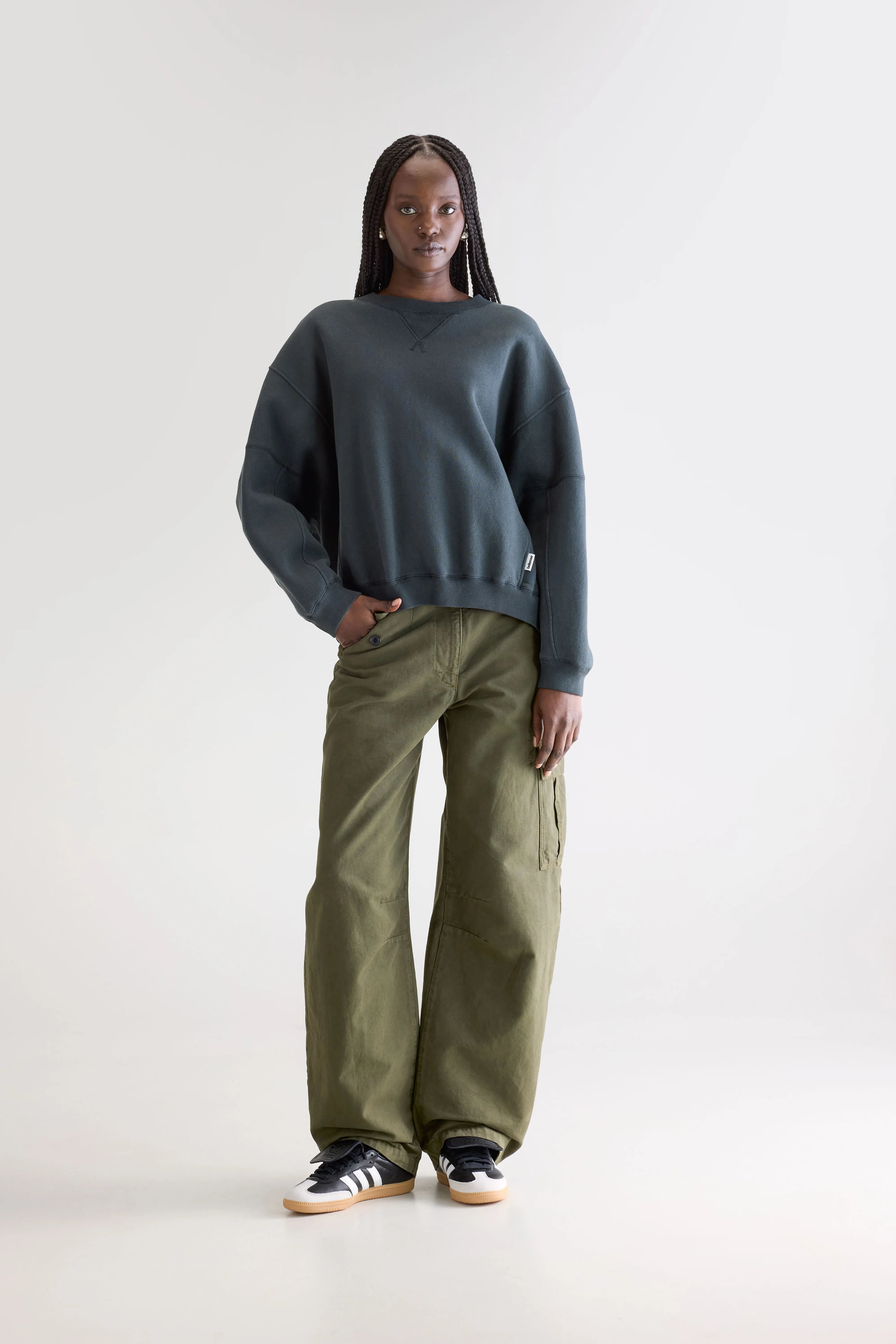 Sweatshirt Col Rond Flips - Pirate Pour Femme | Bellerose