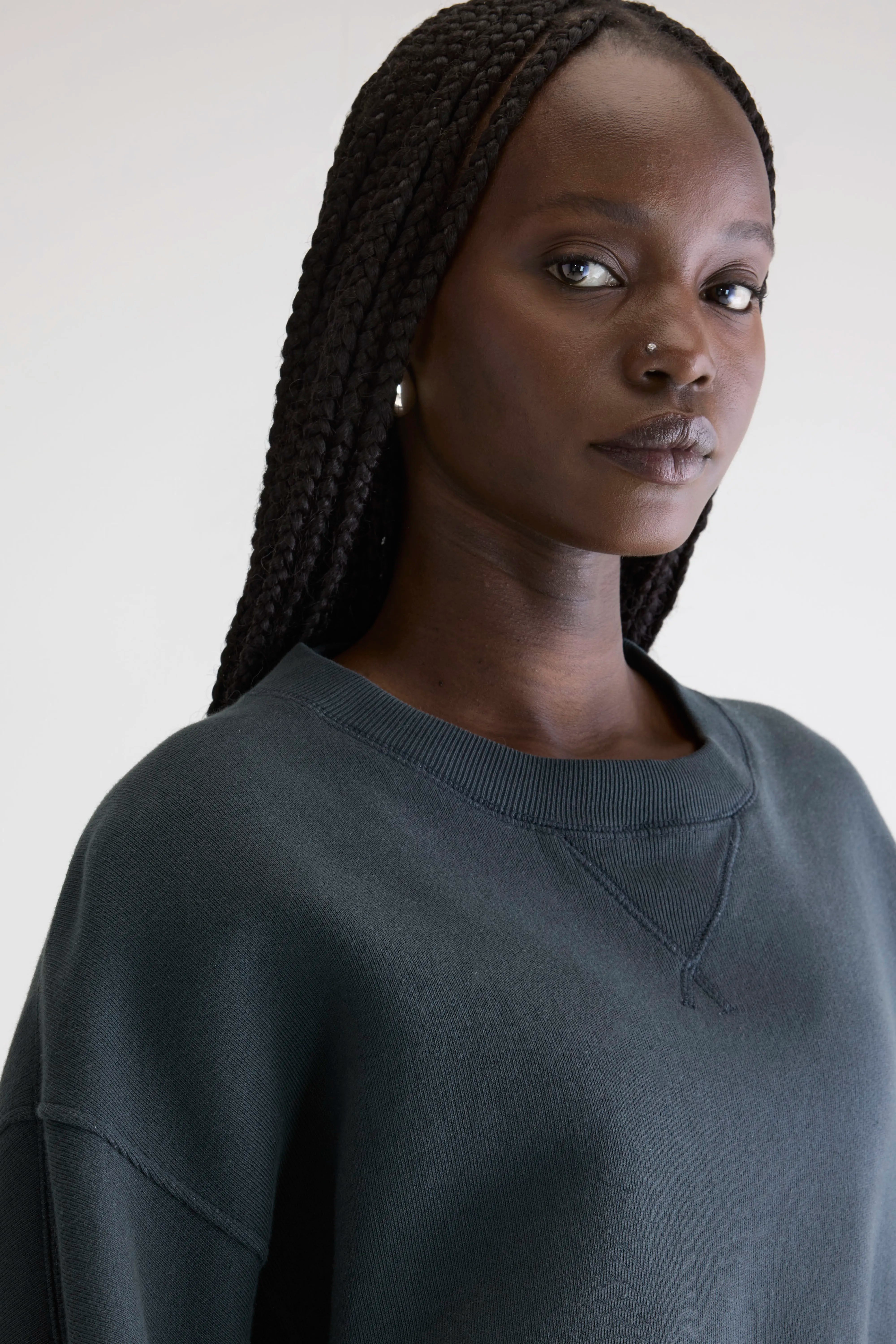 Sweatshirt Col Rond Flips - Pirate Pour Femme | Bellerose
