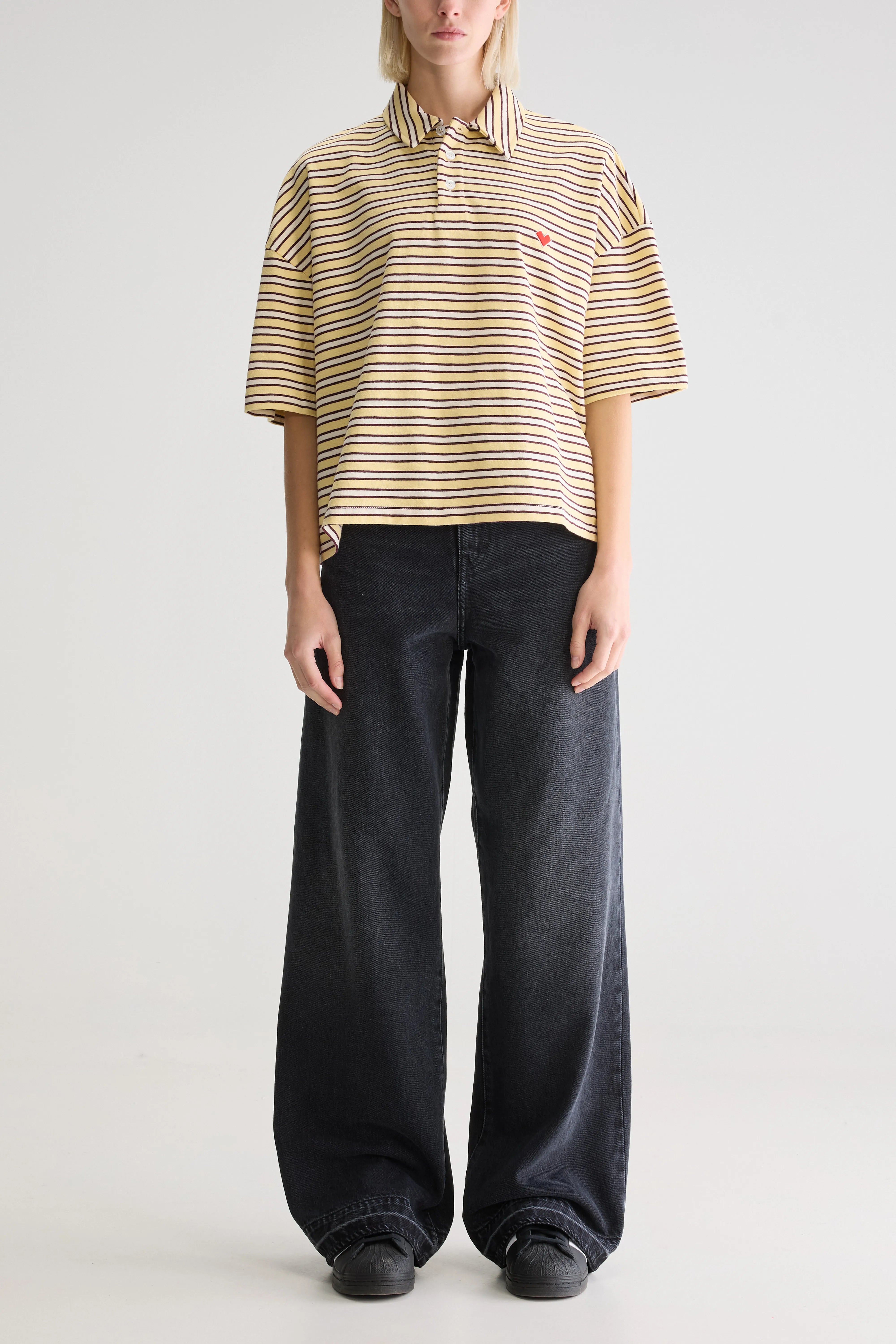 Foolo short-sleeve polo (252 / W / STRIPE A)