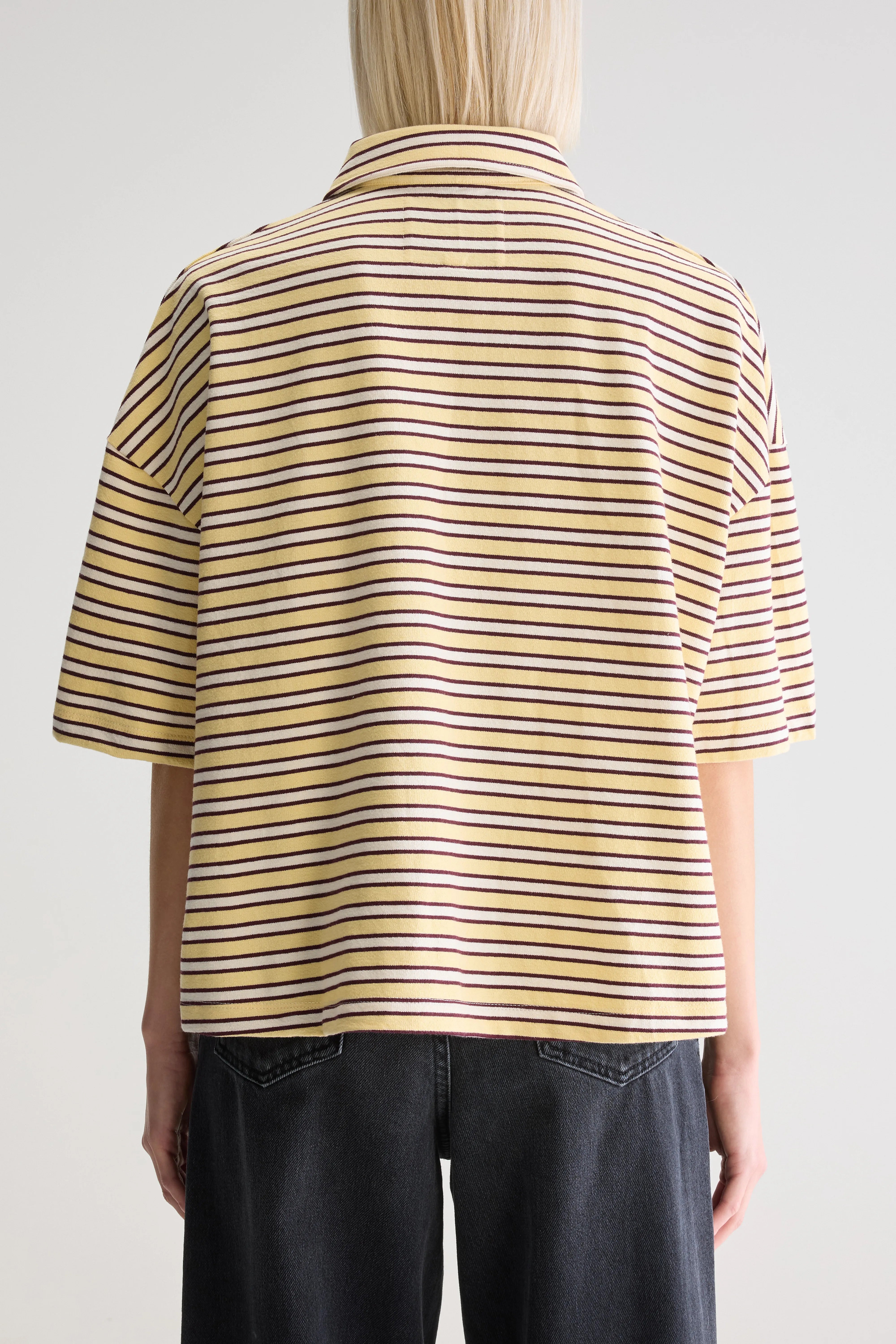 Foolo short-sleeve polo (252 / W / STRIPE A)