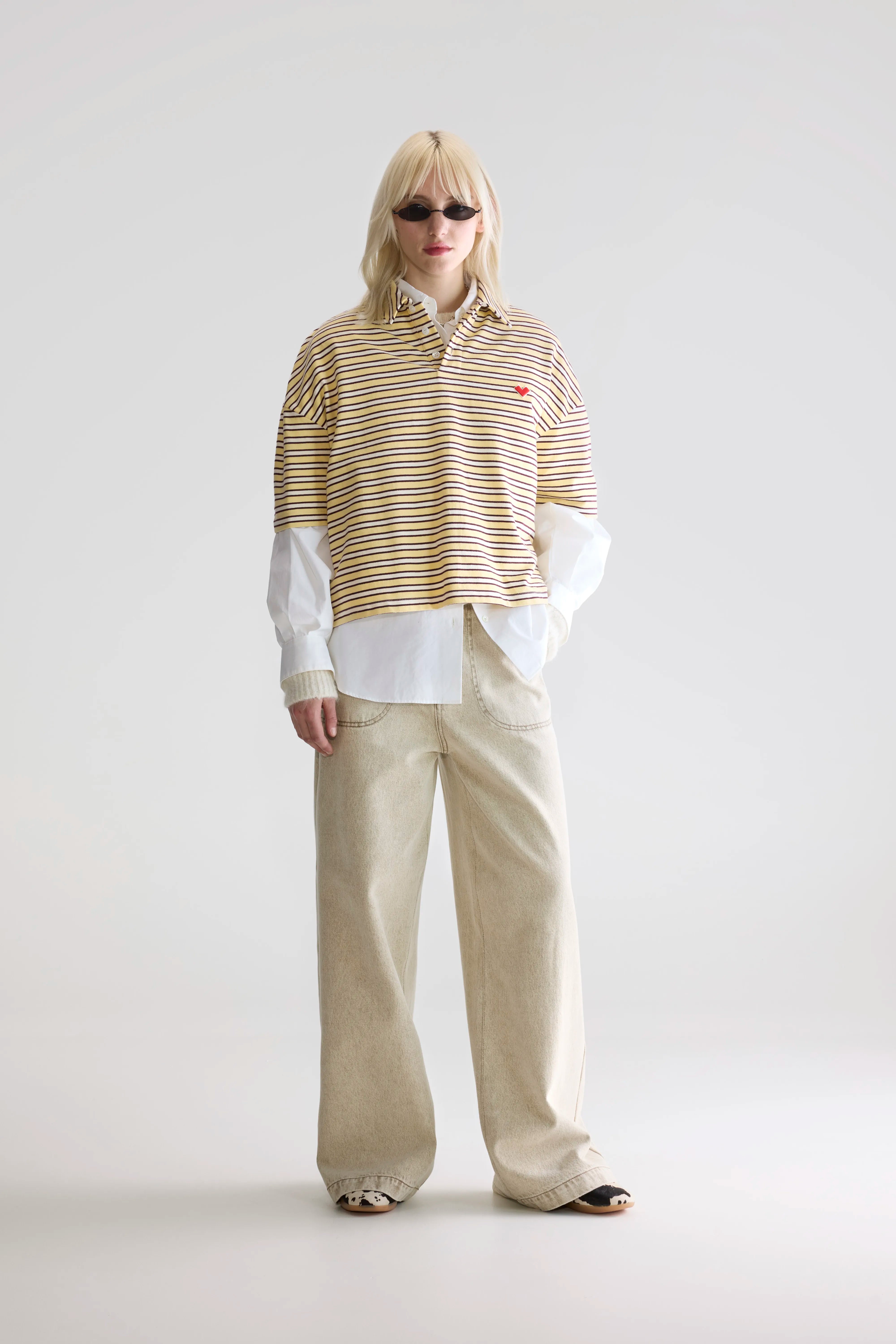 Polo À Manches Courtes Foolo - Stripe a Pour Femme | Bellerose