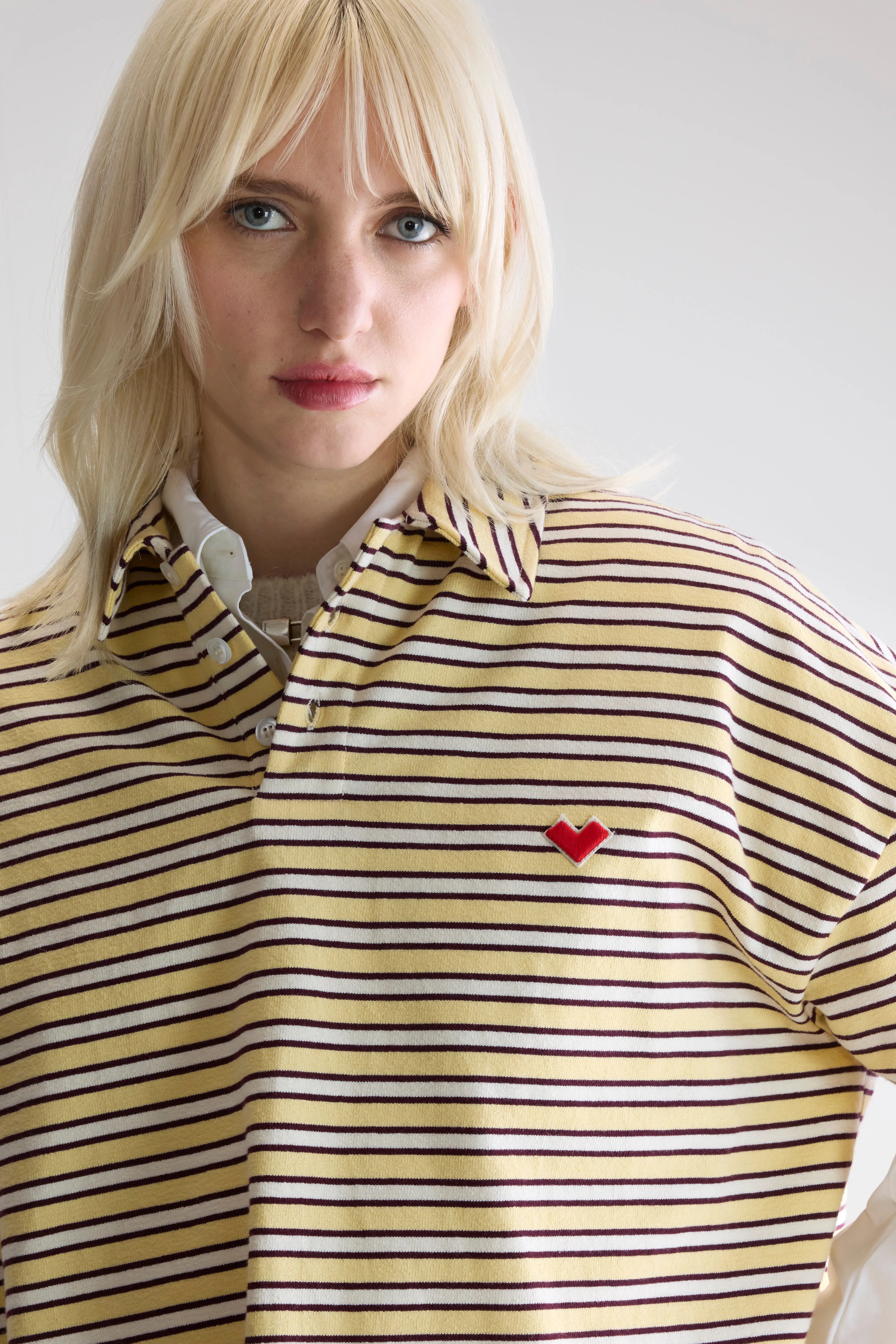 Foolo short-sleeve polo (252 / W / STRIPE A)