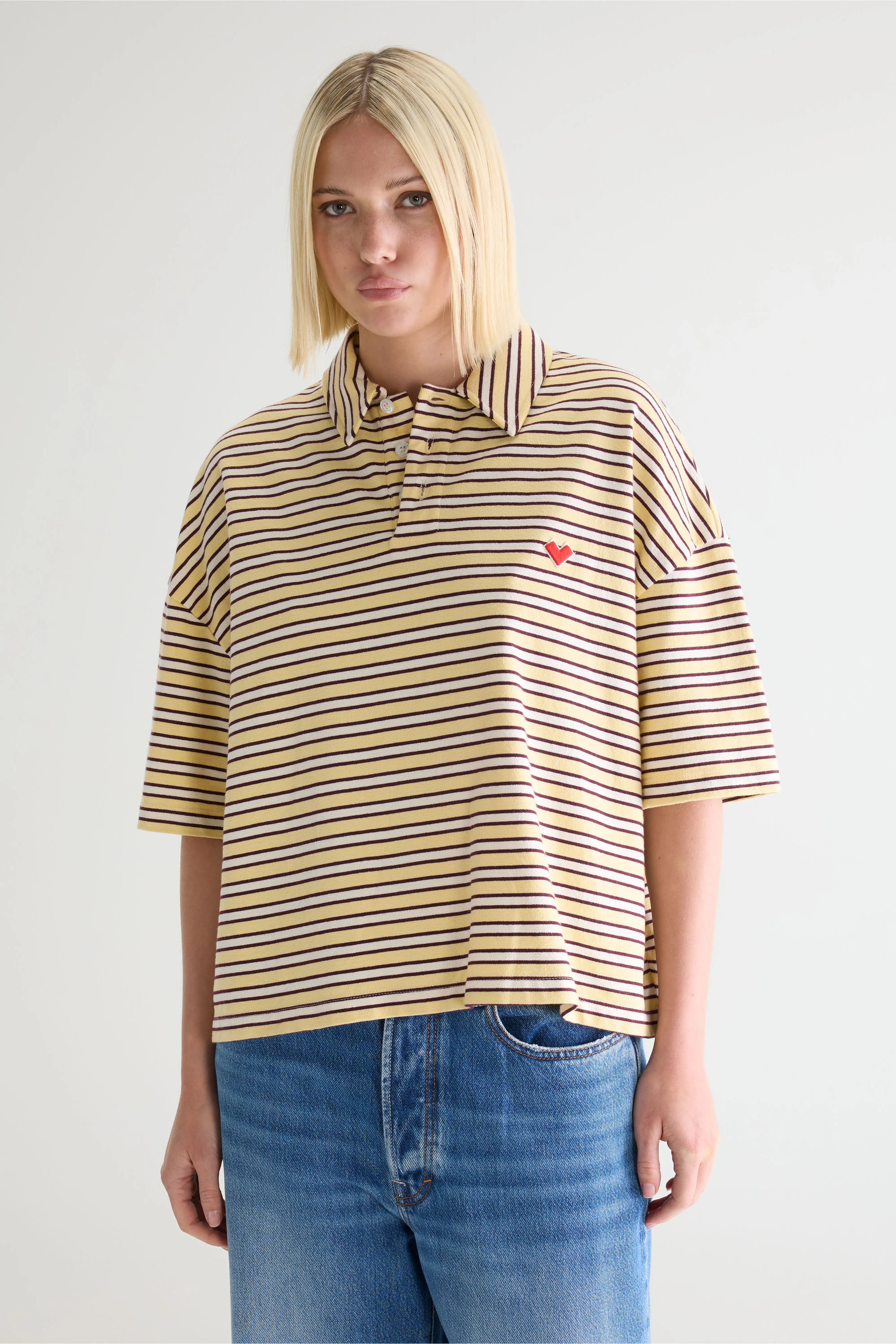 Foolo Polo Met Korte Mouwen - Stripe a Voor Dames | Bellerose