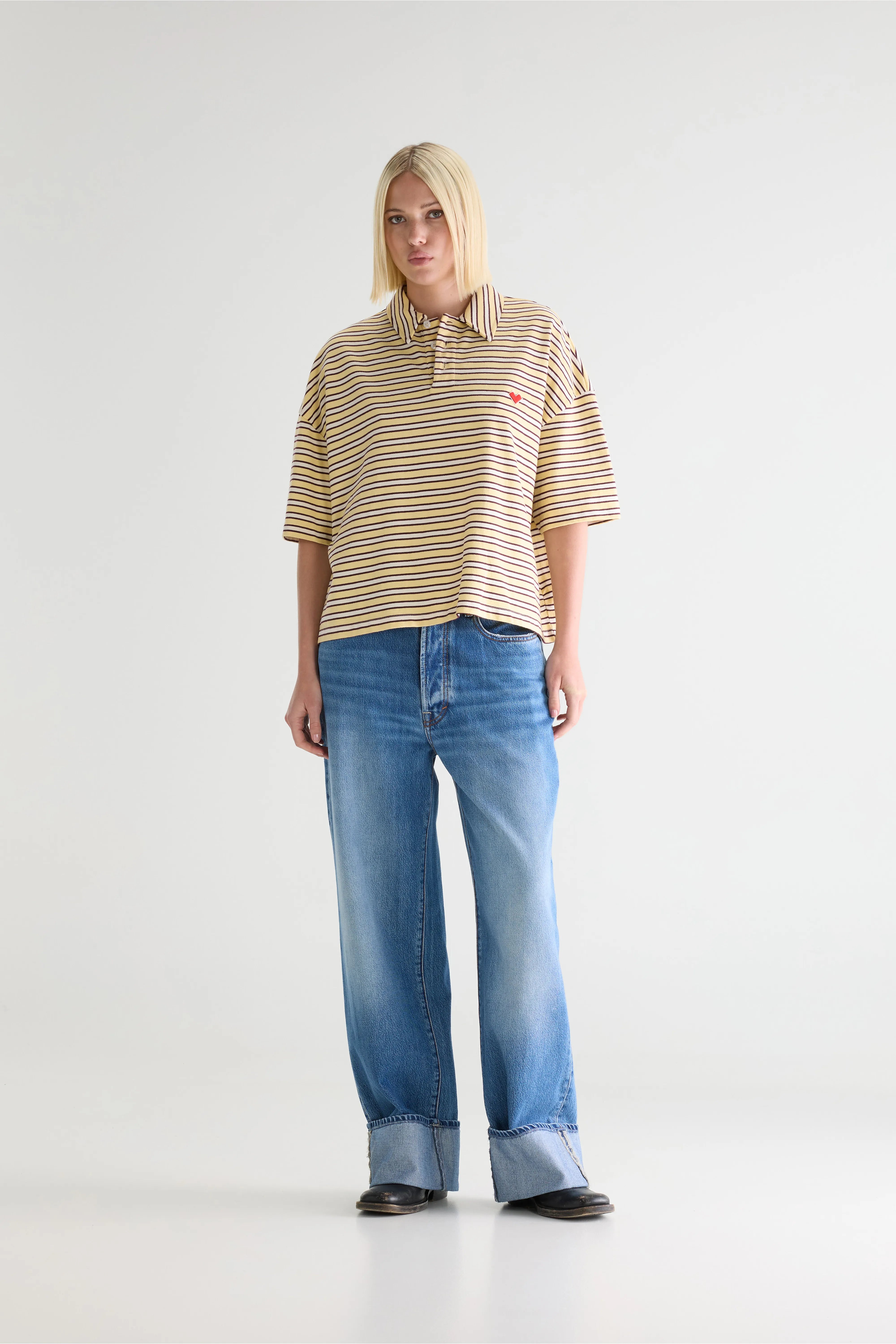 Foolo Polo Met Korte Mouwen - Stripe a Voor Dames | Bellerose