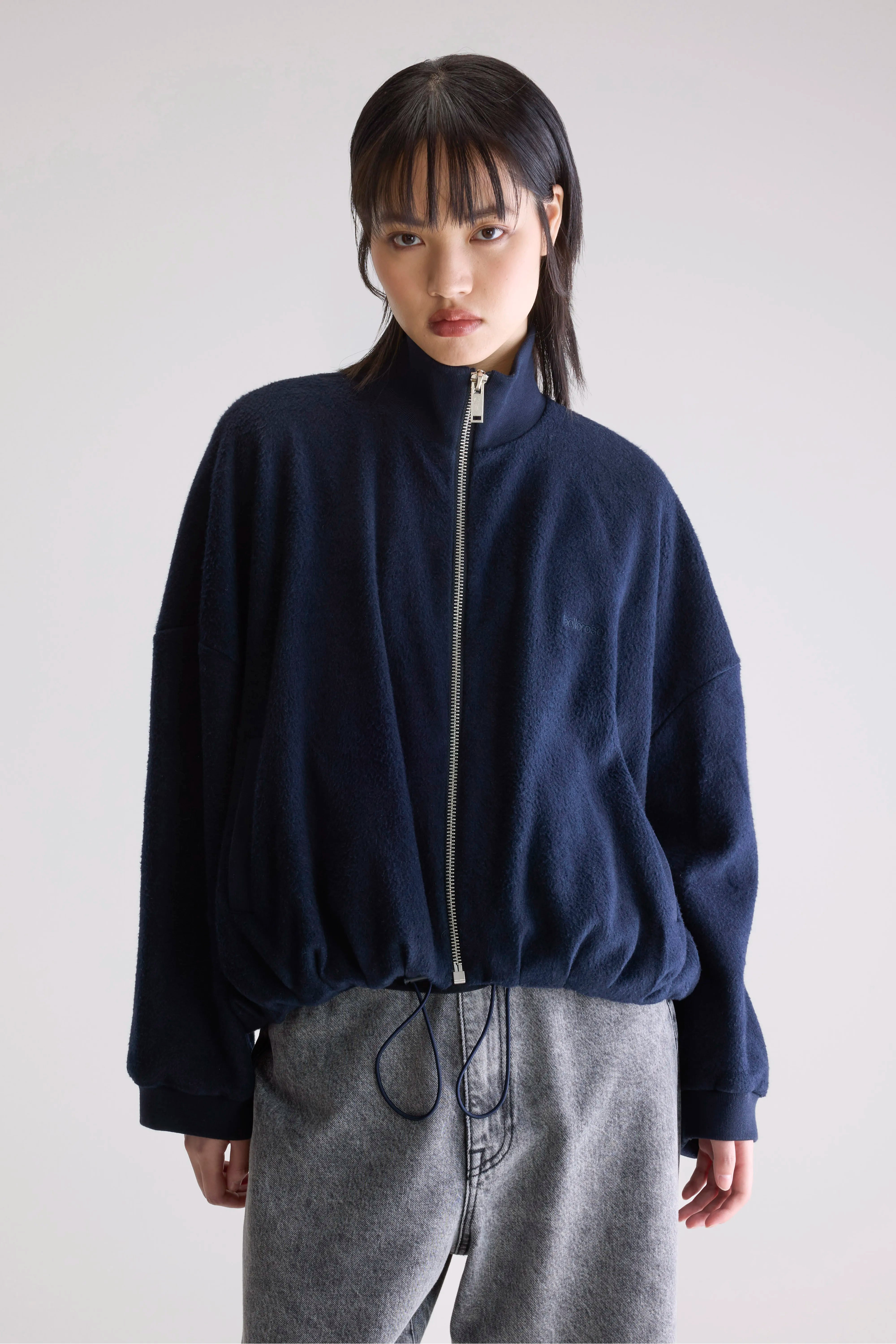 Tallis Zip-up Sweatshirt - Navy For Women | Bellerose