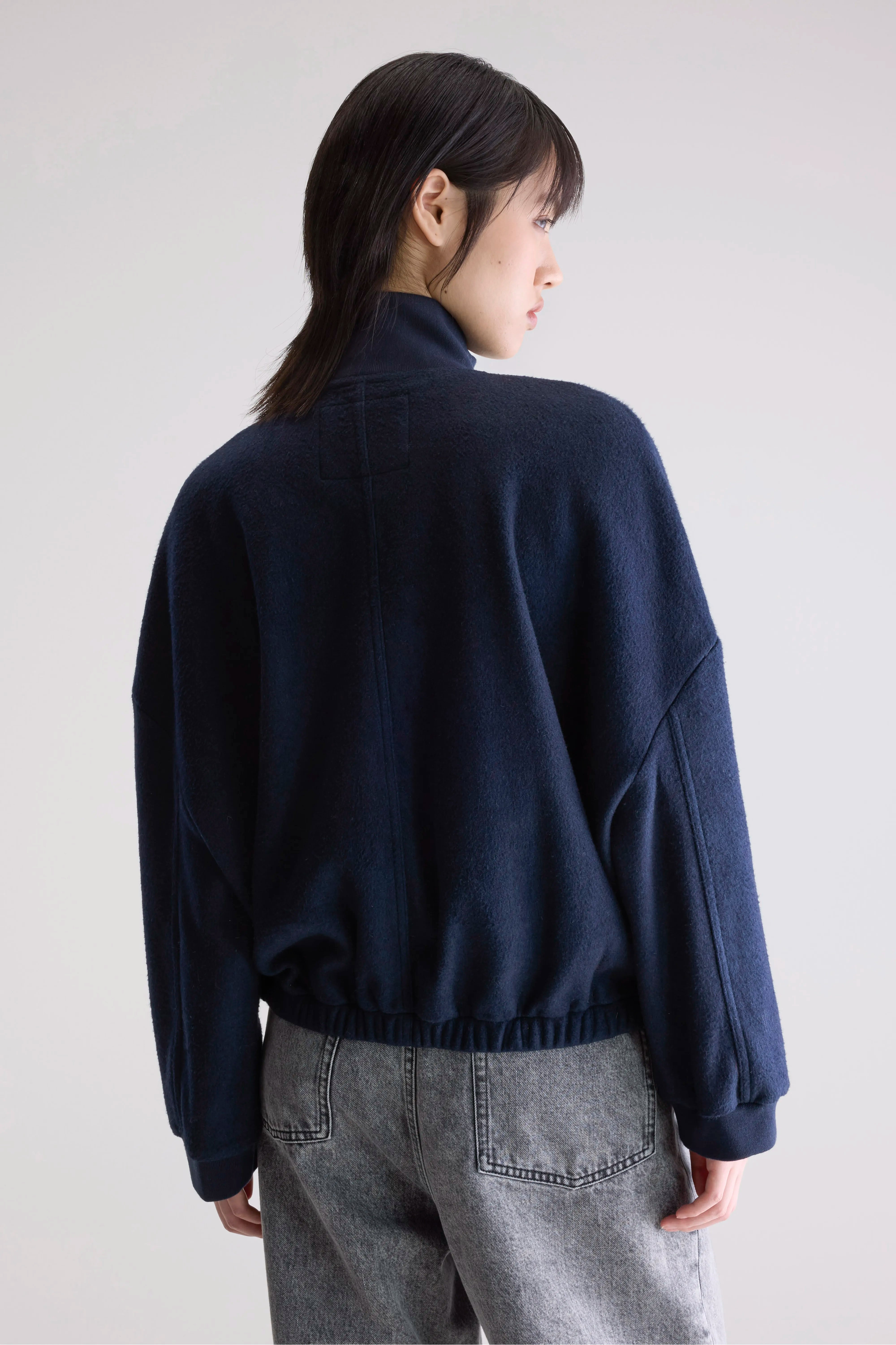 Tallis Zip-up Sweatshirt - Navy For Women | Bellerose