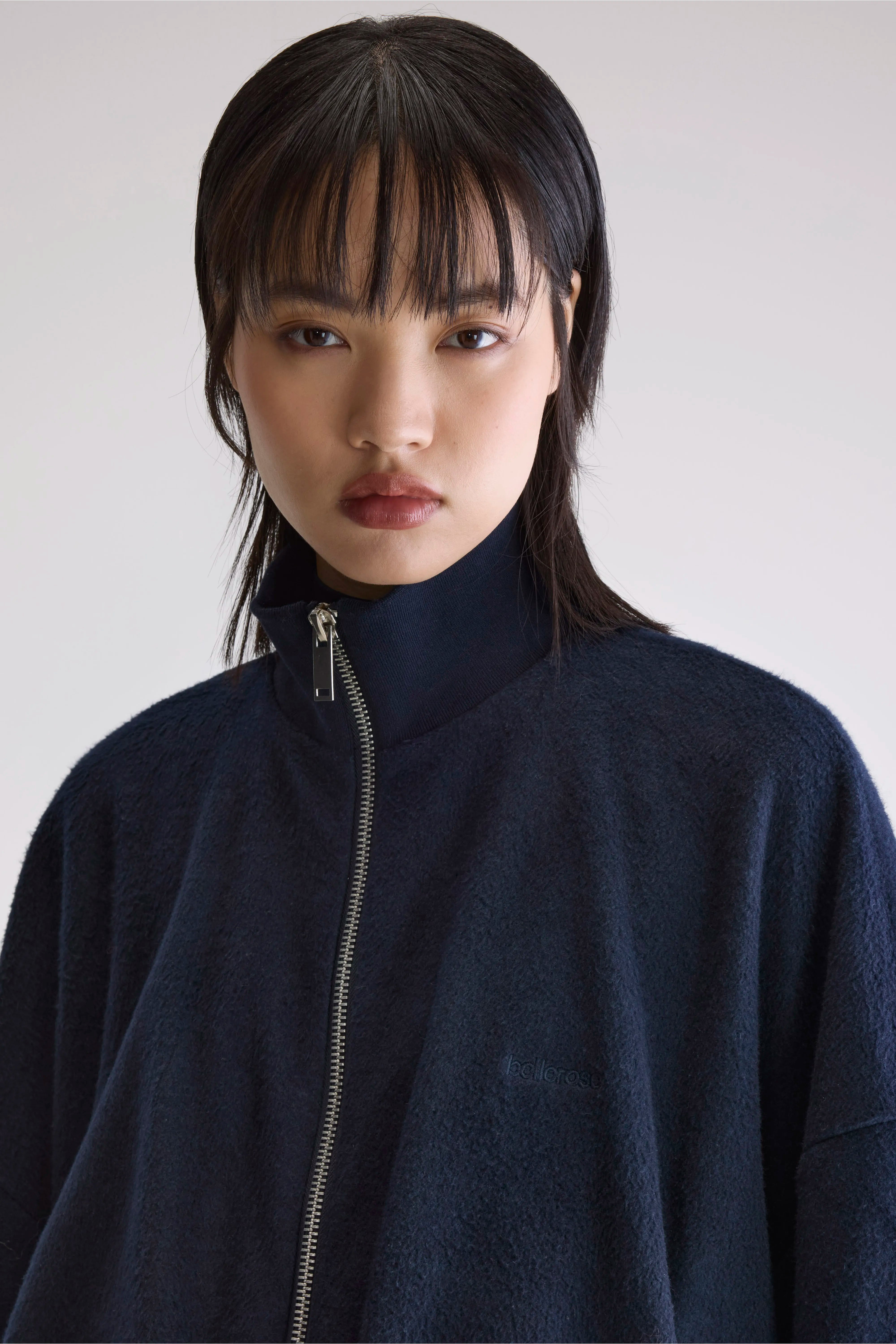 Tallis Zip-up Sweatshirt - Navy For Women | Bellerose
