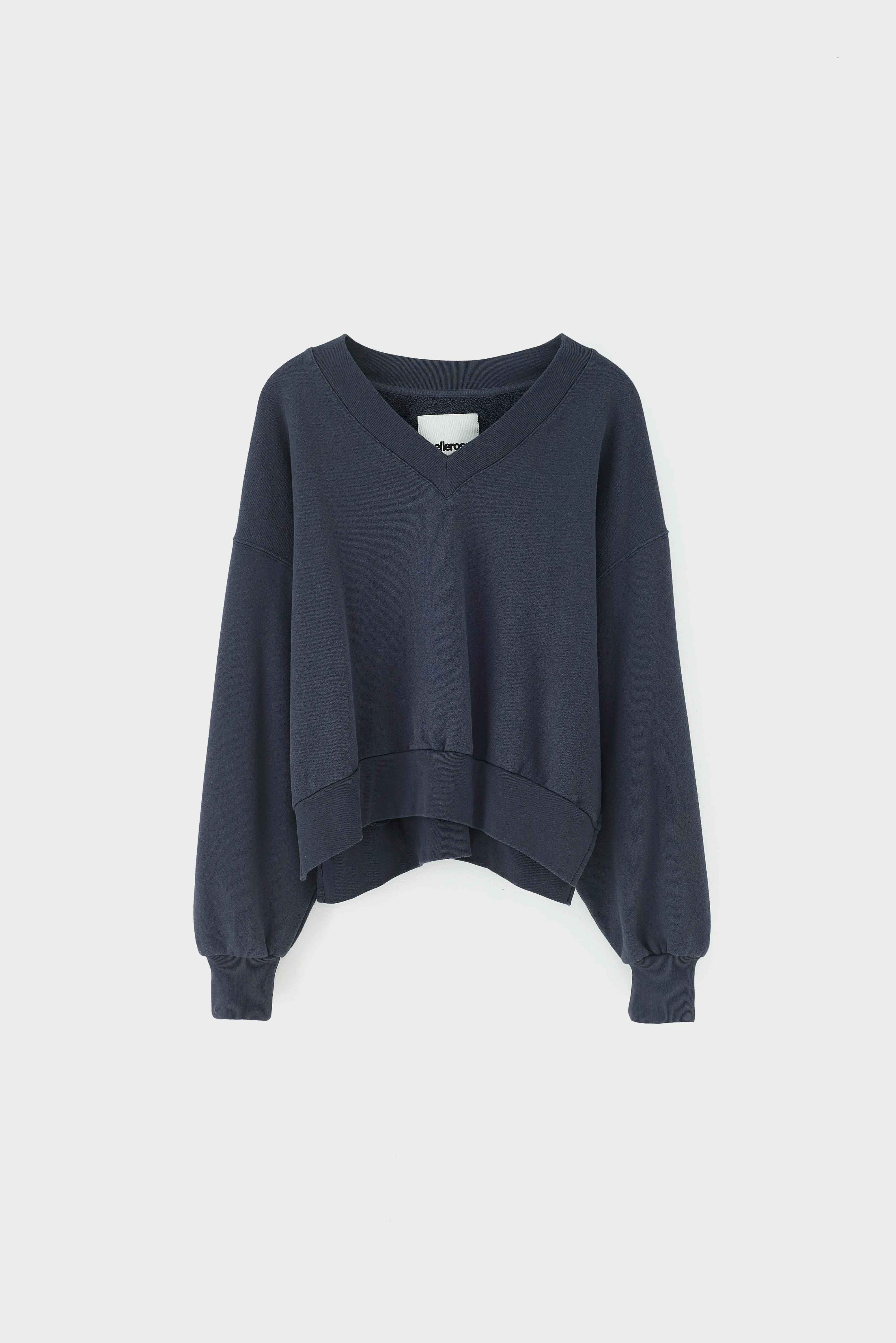 Varola sweatshirt met v-hals (262 / W / NAVY)