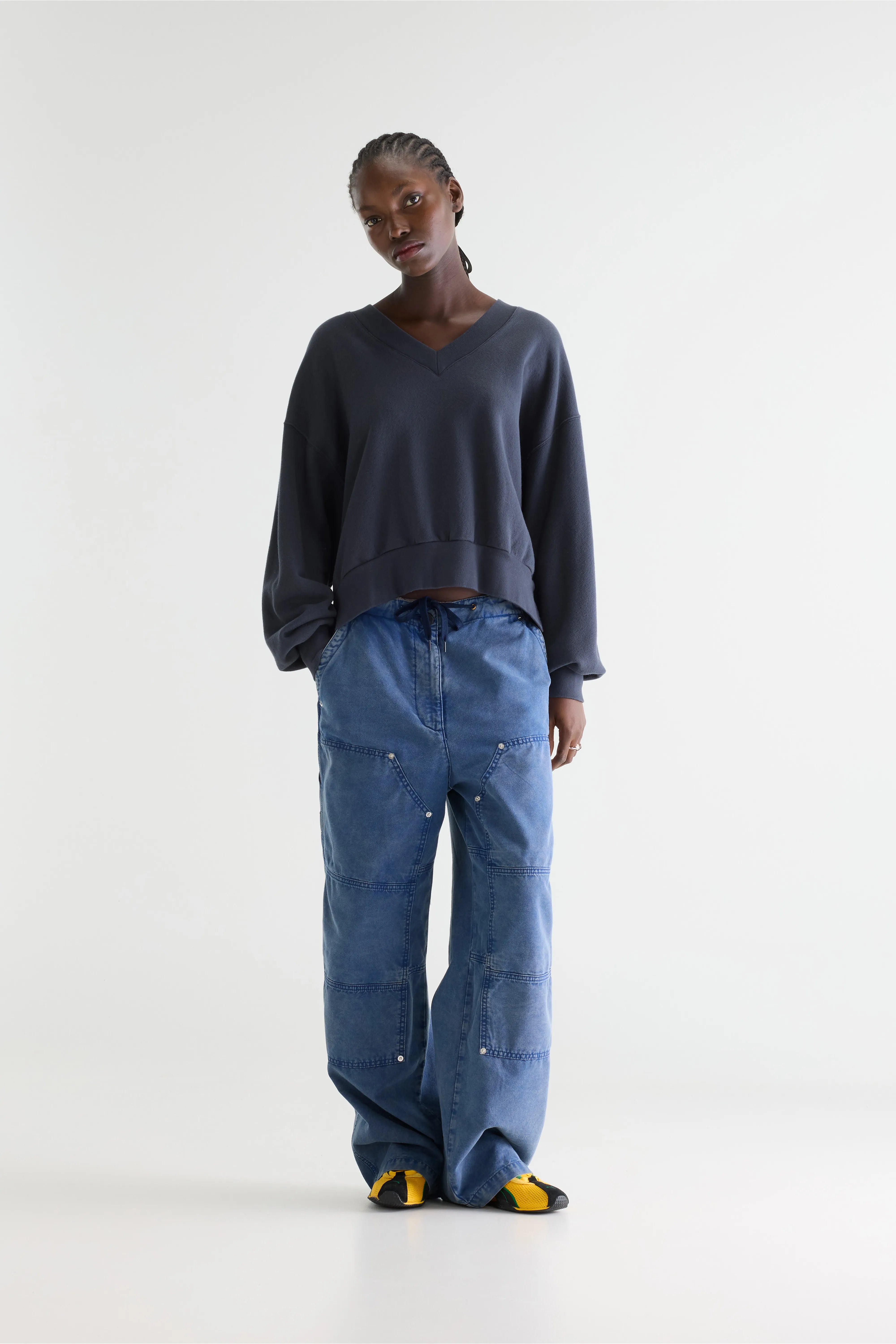 Varola V-neck Sweatshirt - Navy For Women | Bellerose