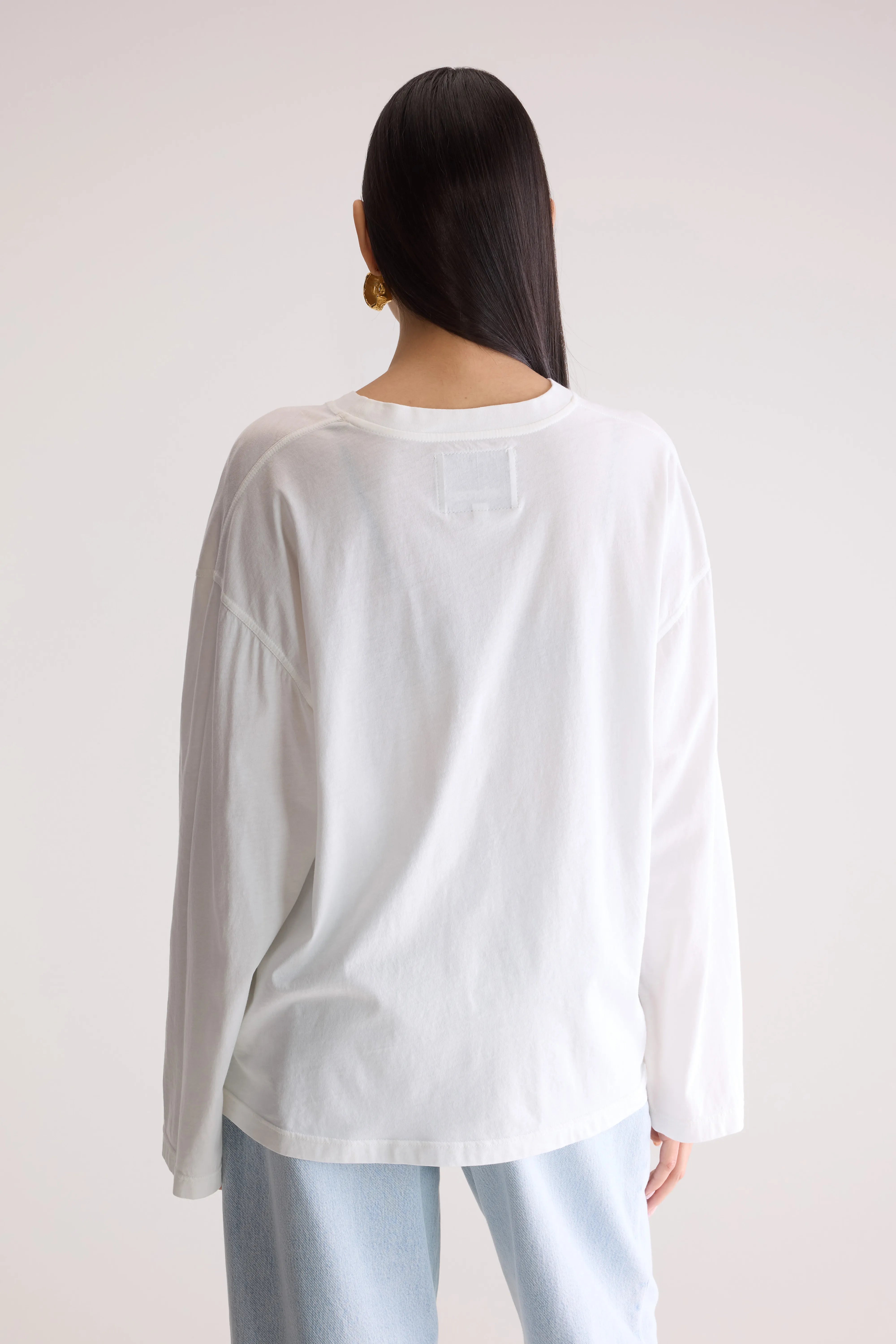 Fandy Long Sleeve T-shirt - White For Women | Bellerose