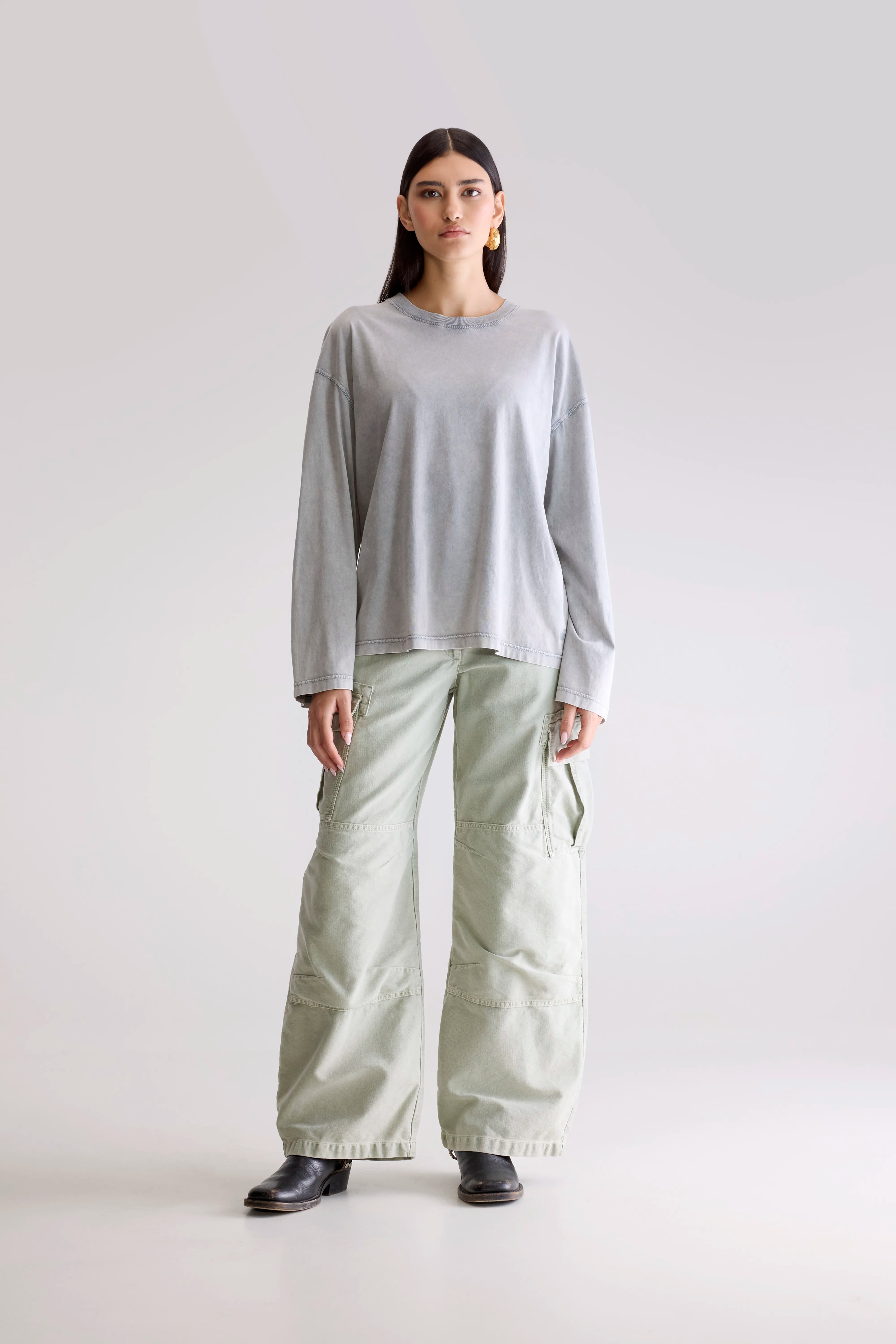 Fandy Long Sleeve T-shirt - Iron For Women | Bellerose