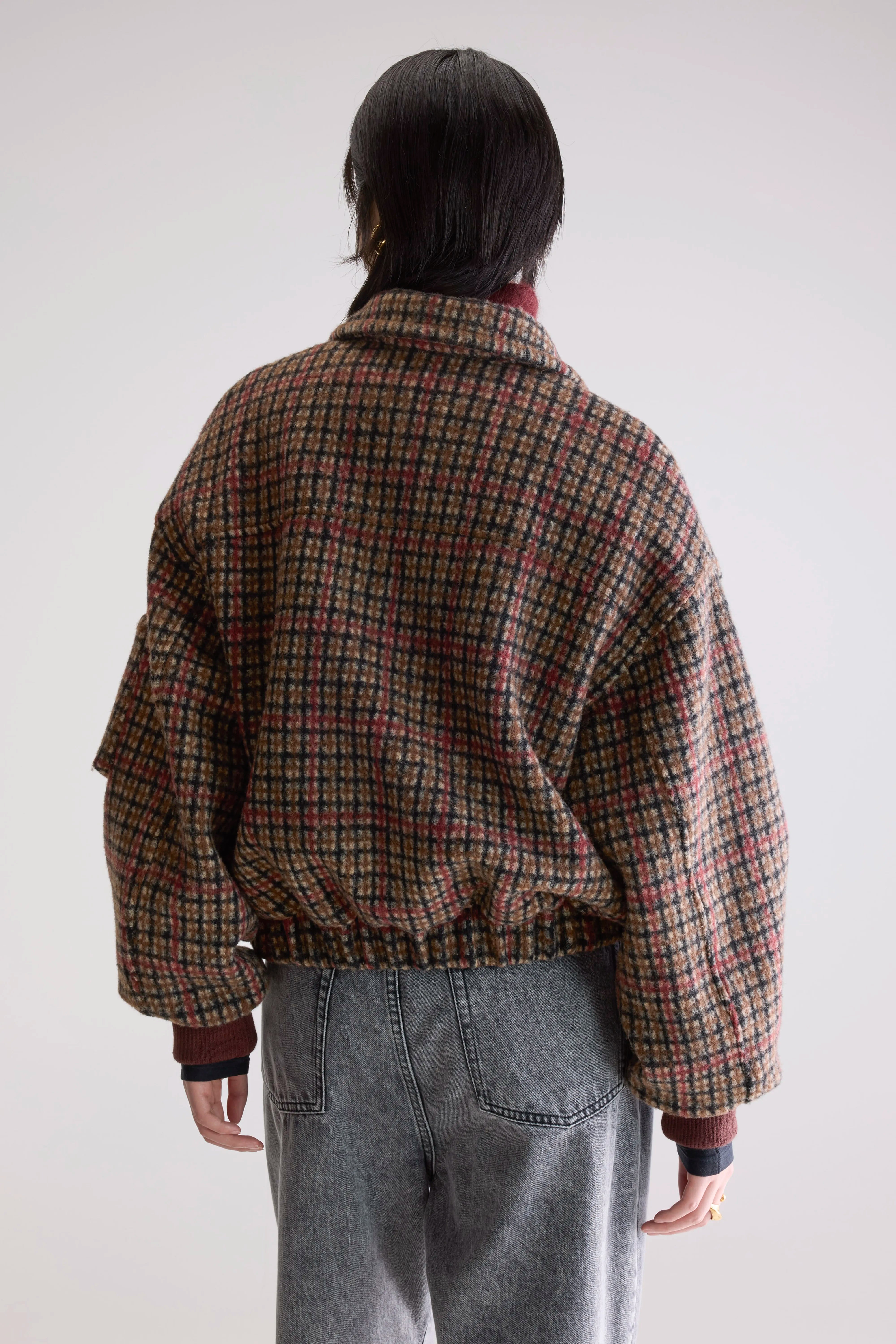 Asher bomber-stijl jas (252 / W / COMBO A)