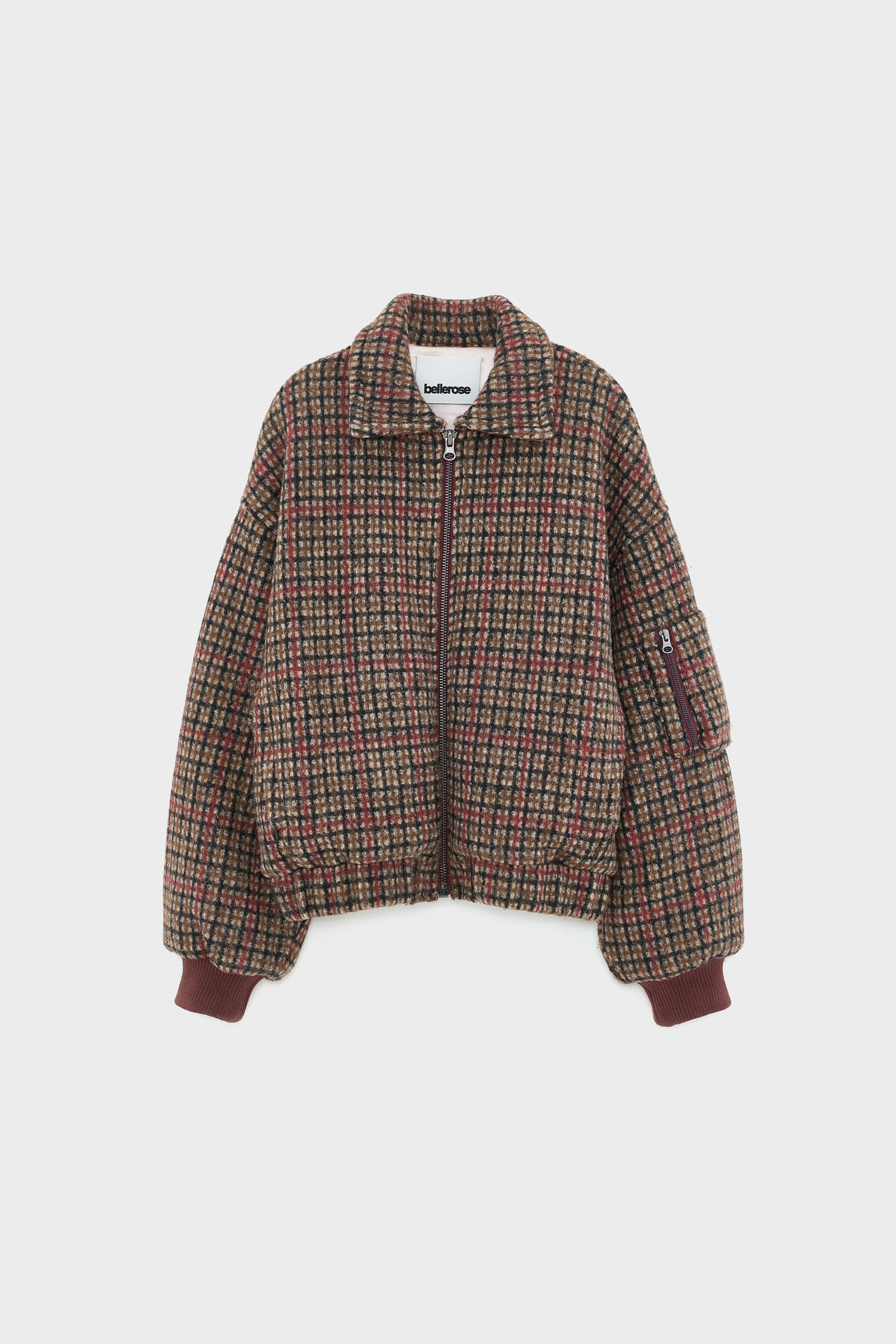 Asher bomber-stijl jas (252 / W / COMBO A)