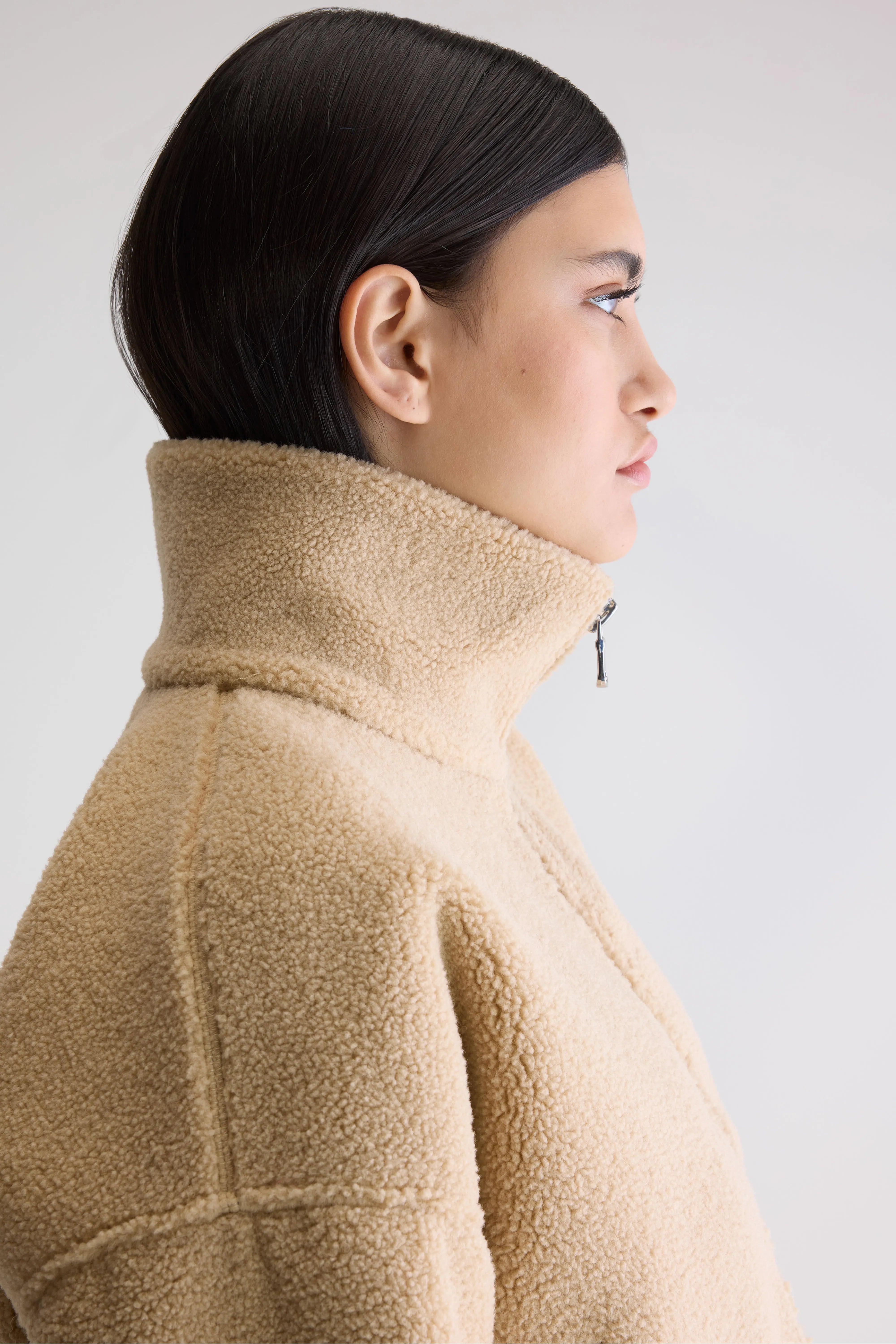 Alesha Teddy Jacket (252 / W / MACADAMIA)