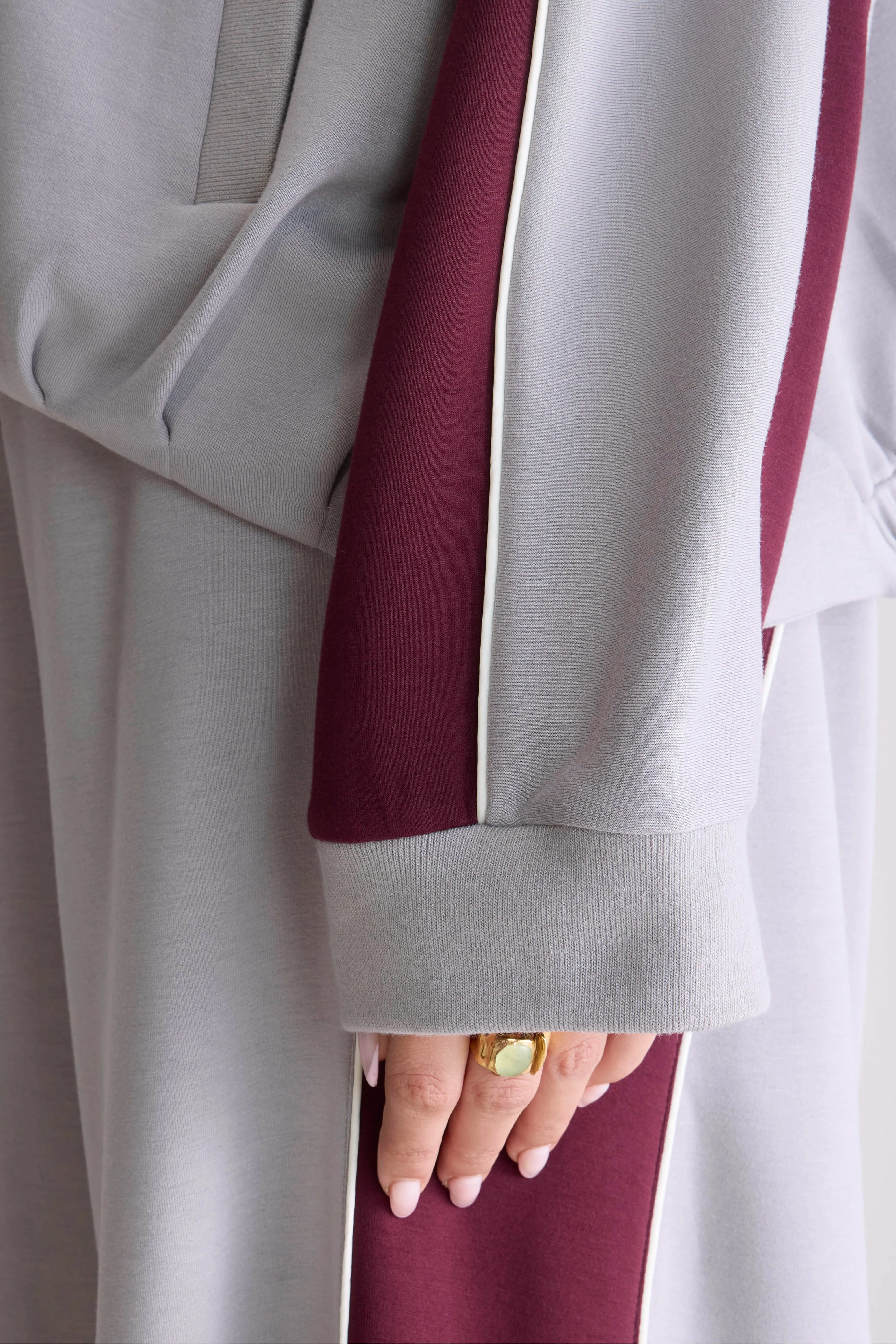 Tallic zip-up sweatshirt (252 / W / COMBO A)