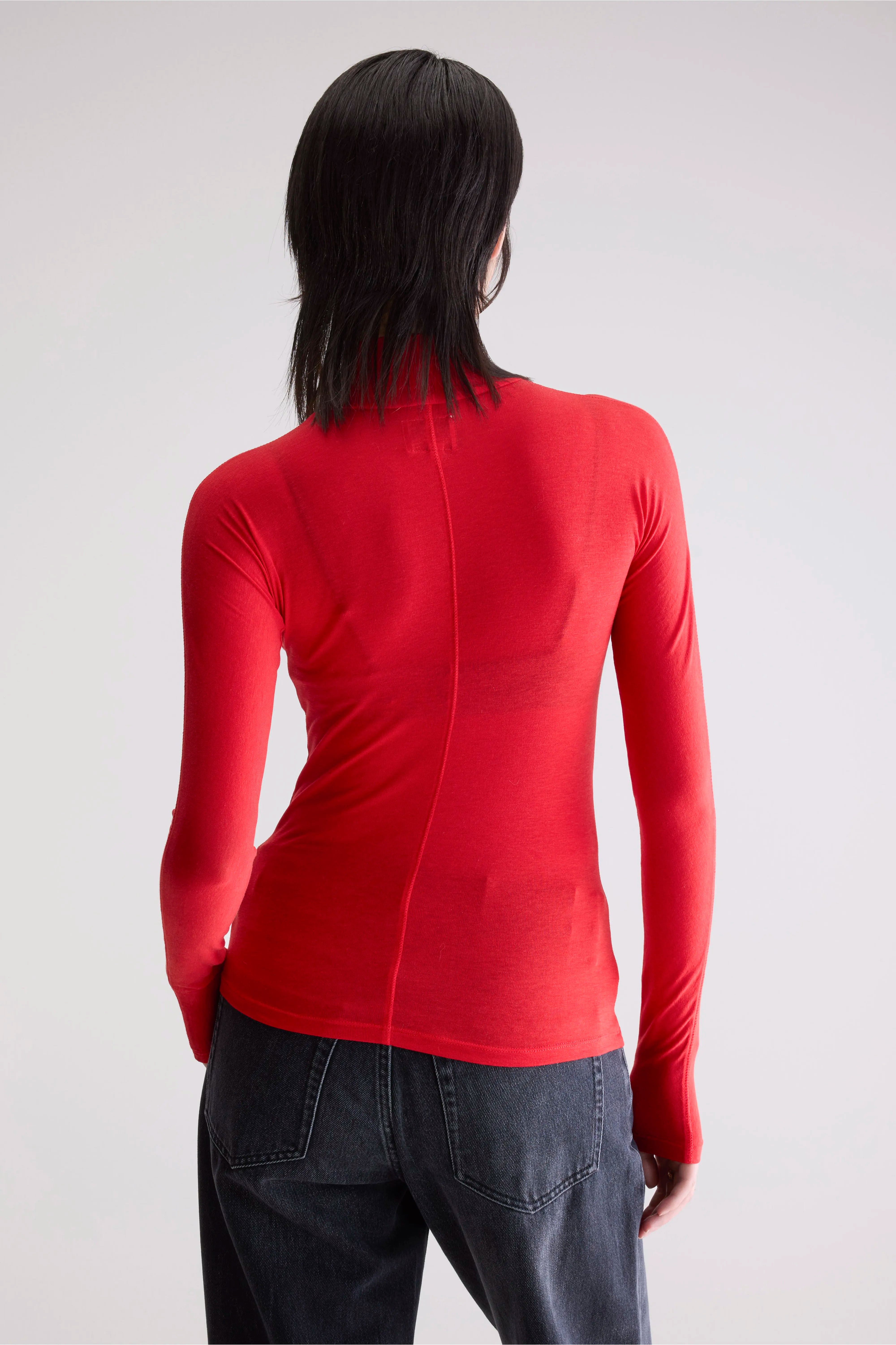 Flawy Turtle Neck T-shirt - Sanguine For Women | Bellerose