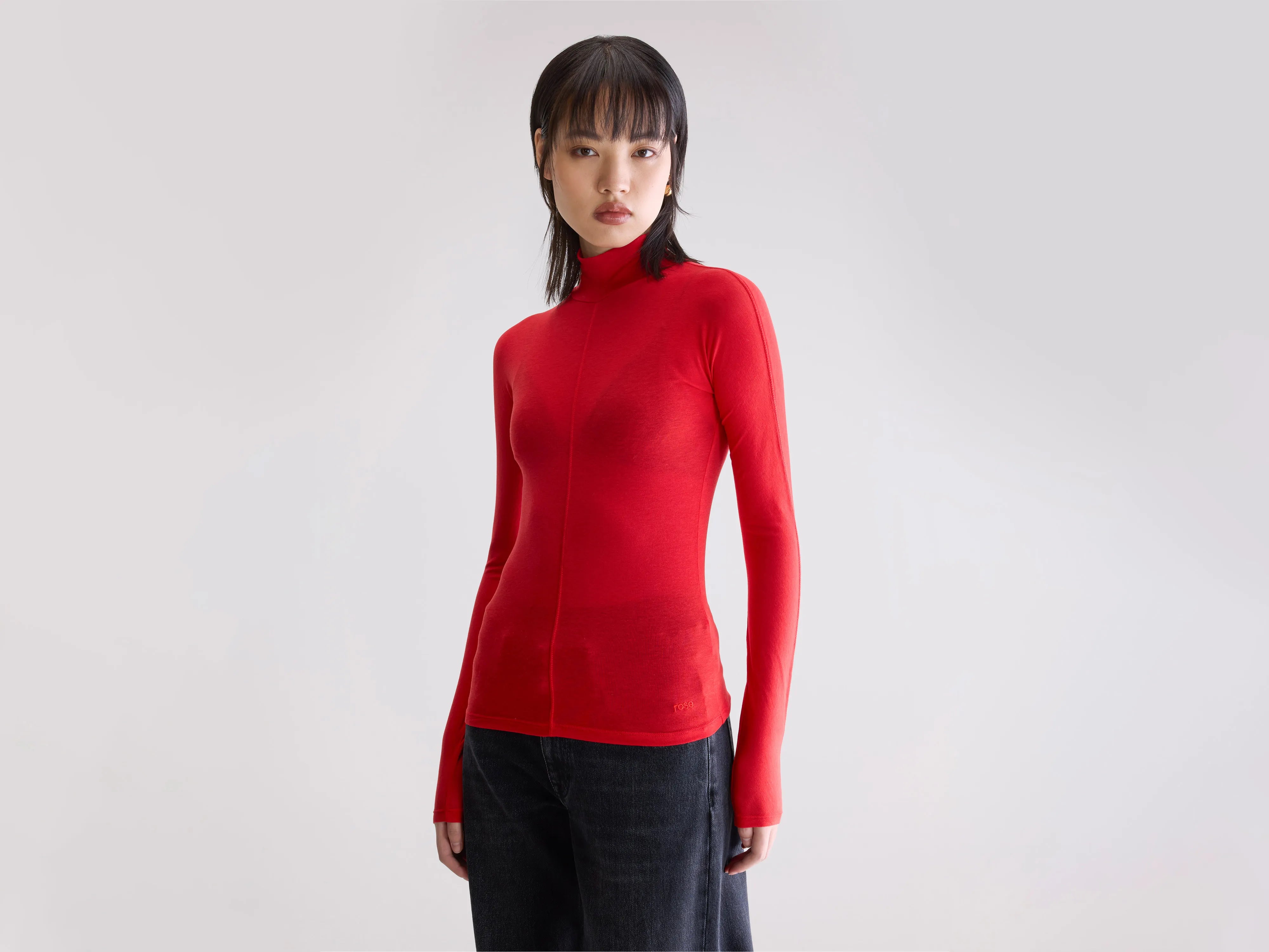 T-shirt col montant Flawy (252 / W / SANGUINE)