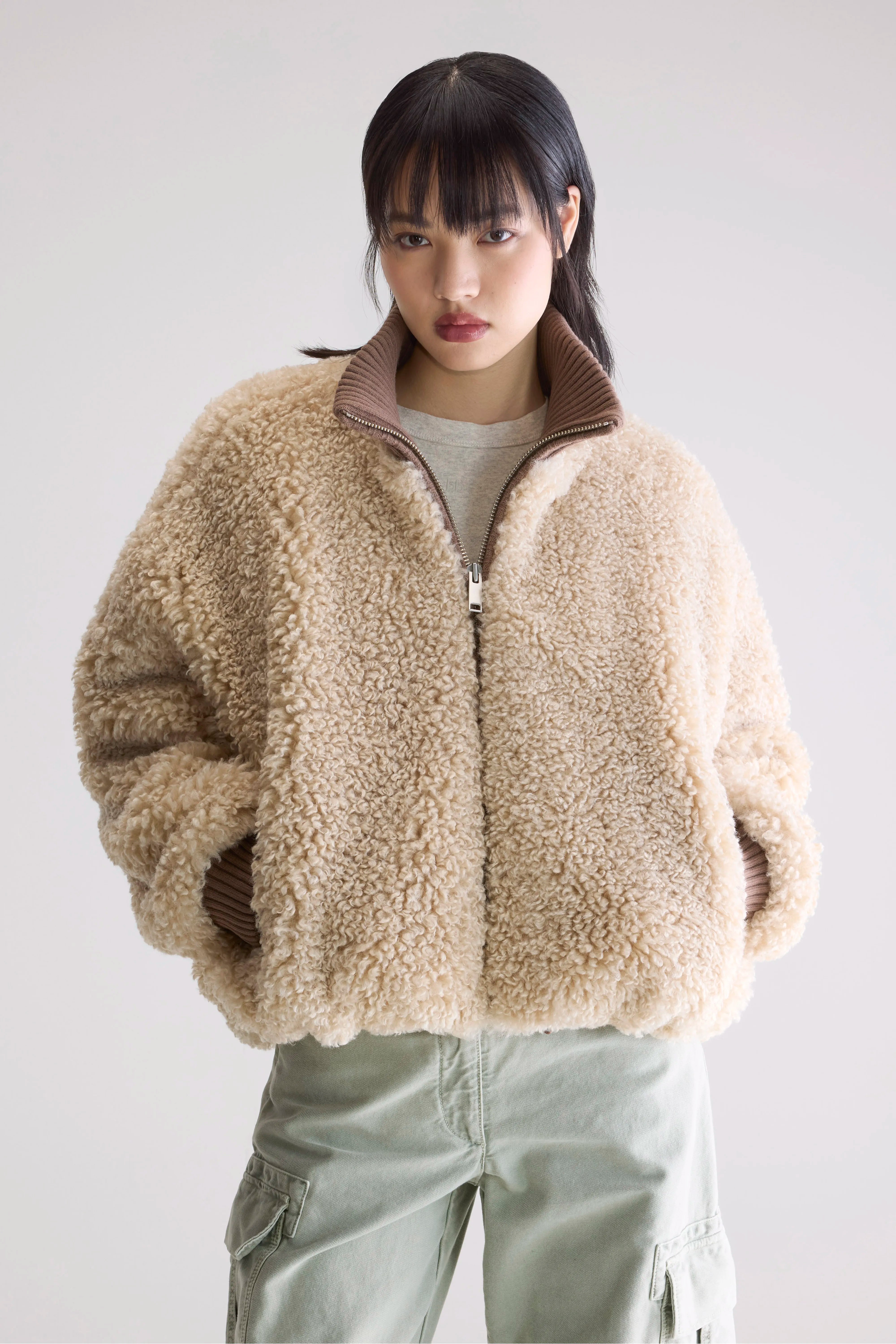 Jallis Faux-fur Jacket - Swan For Women | Bellerose