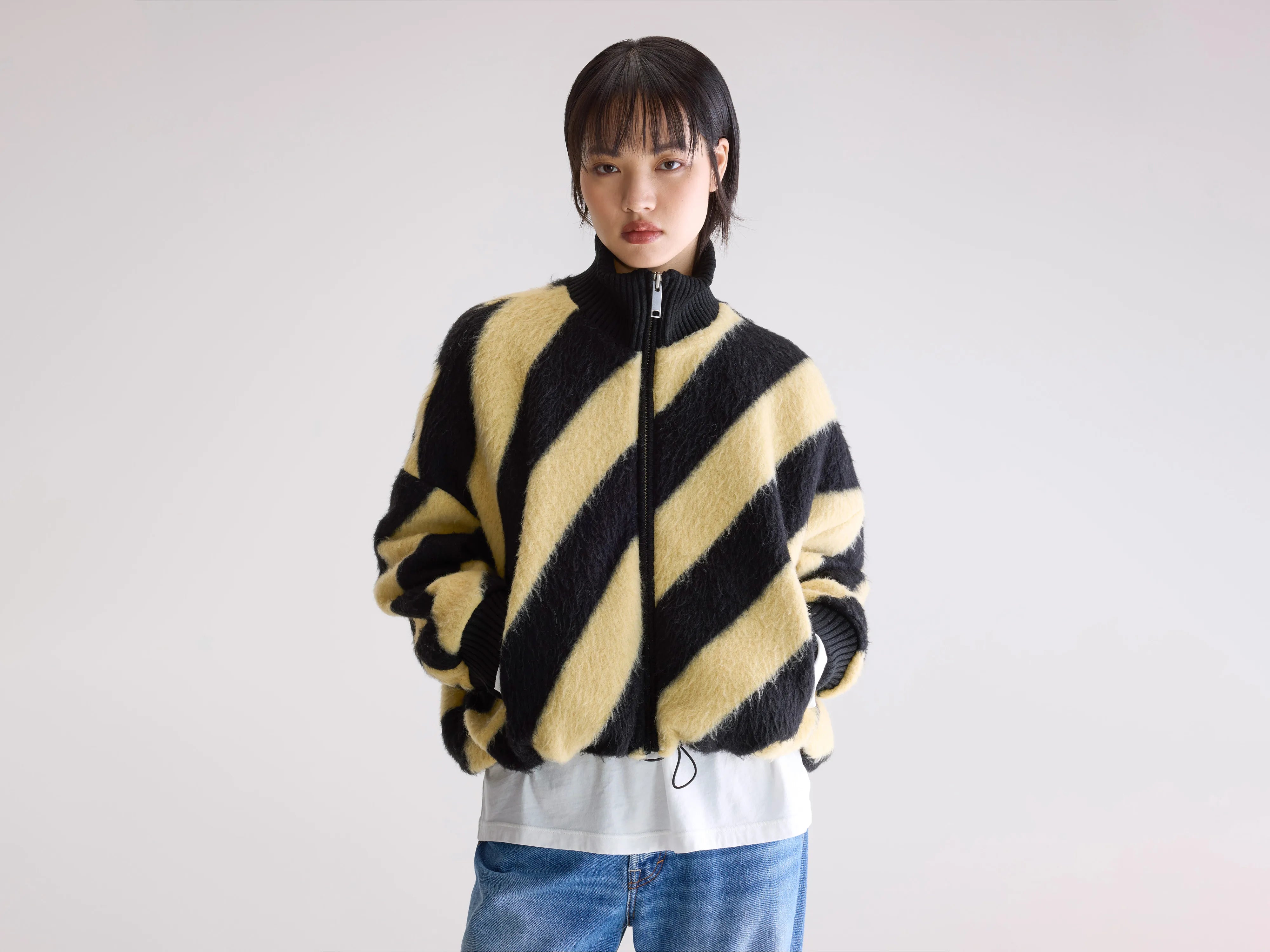 Jallis faux-fur jacket (252 / W / COMBO A)