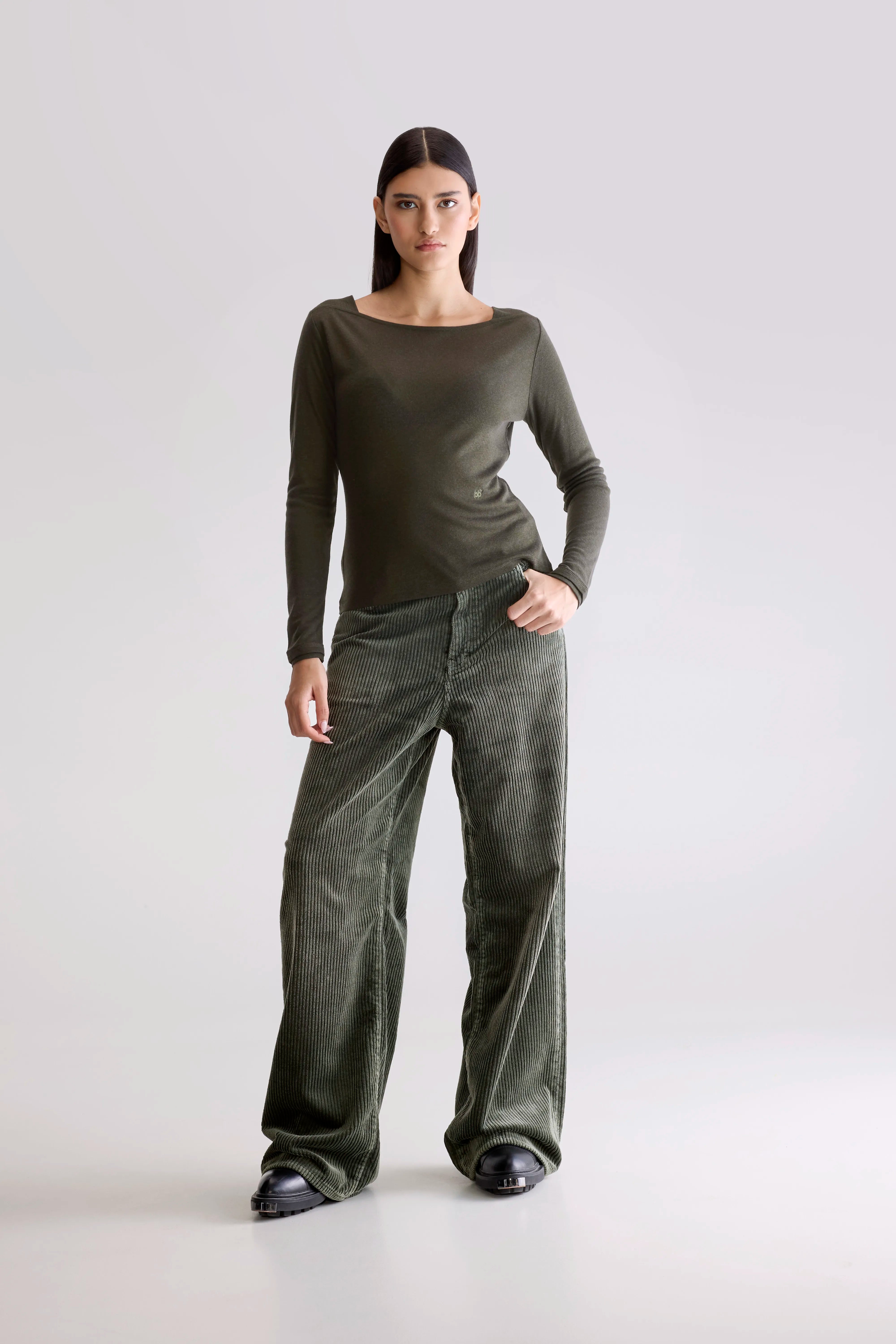 T-shirt Ajusté Veras - Forest Pour Femme | Bellerose