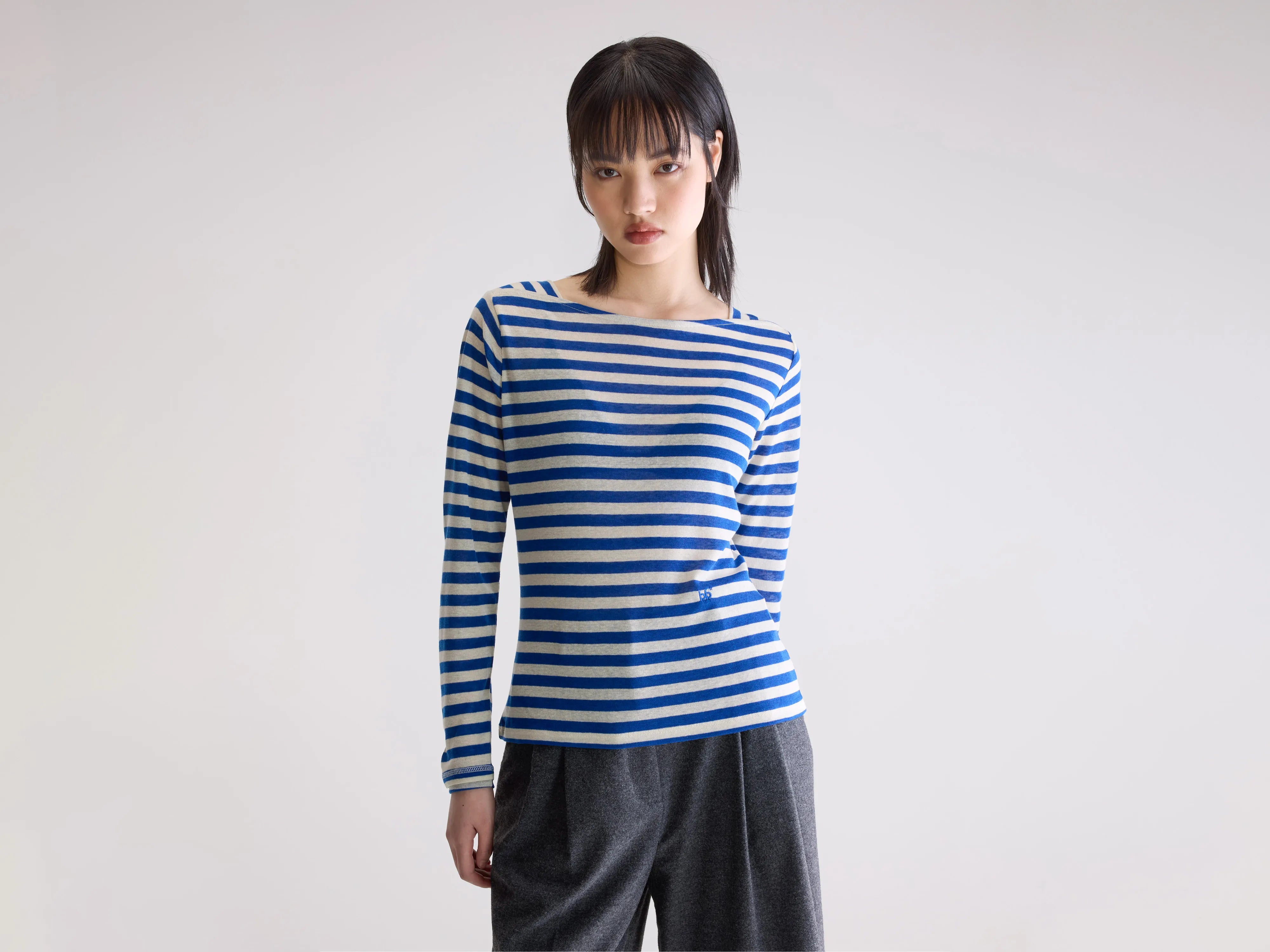 Veras fitted t-shirt (252 / W / STRIPE A)