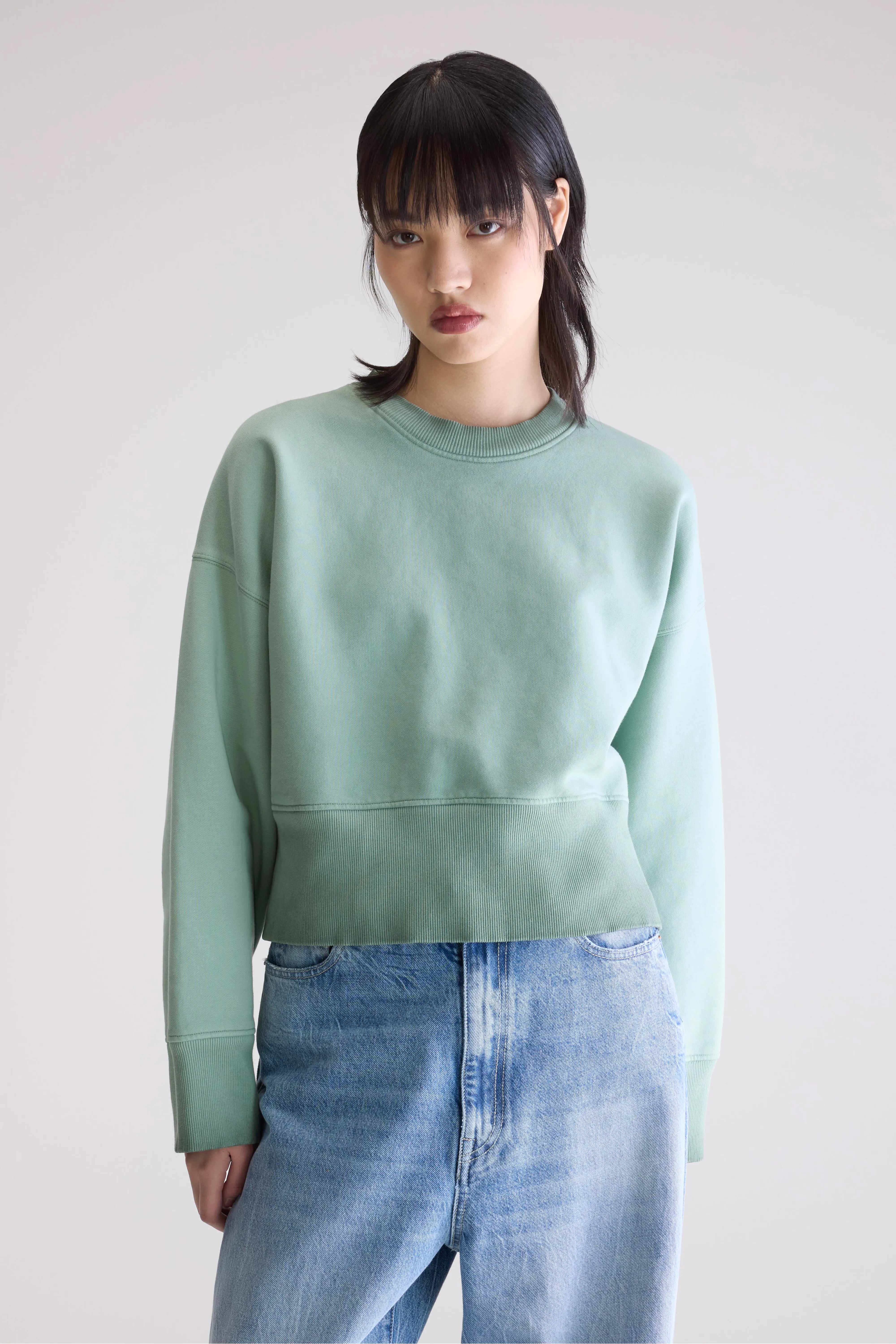 Slenni Crewneck Sweatshirt - Eucalyptus For Women | Bellerose