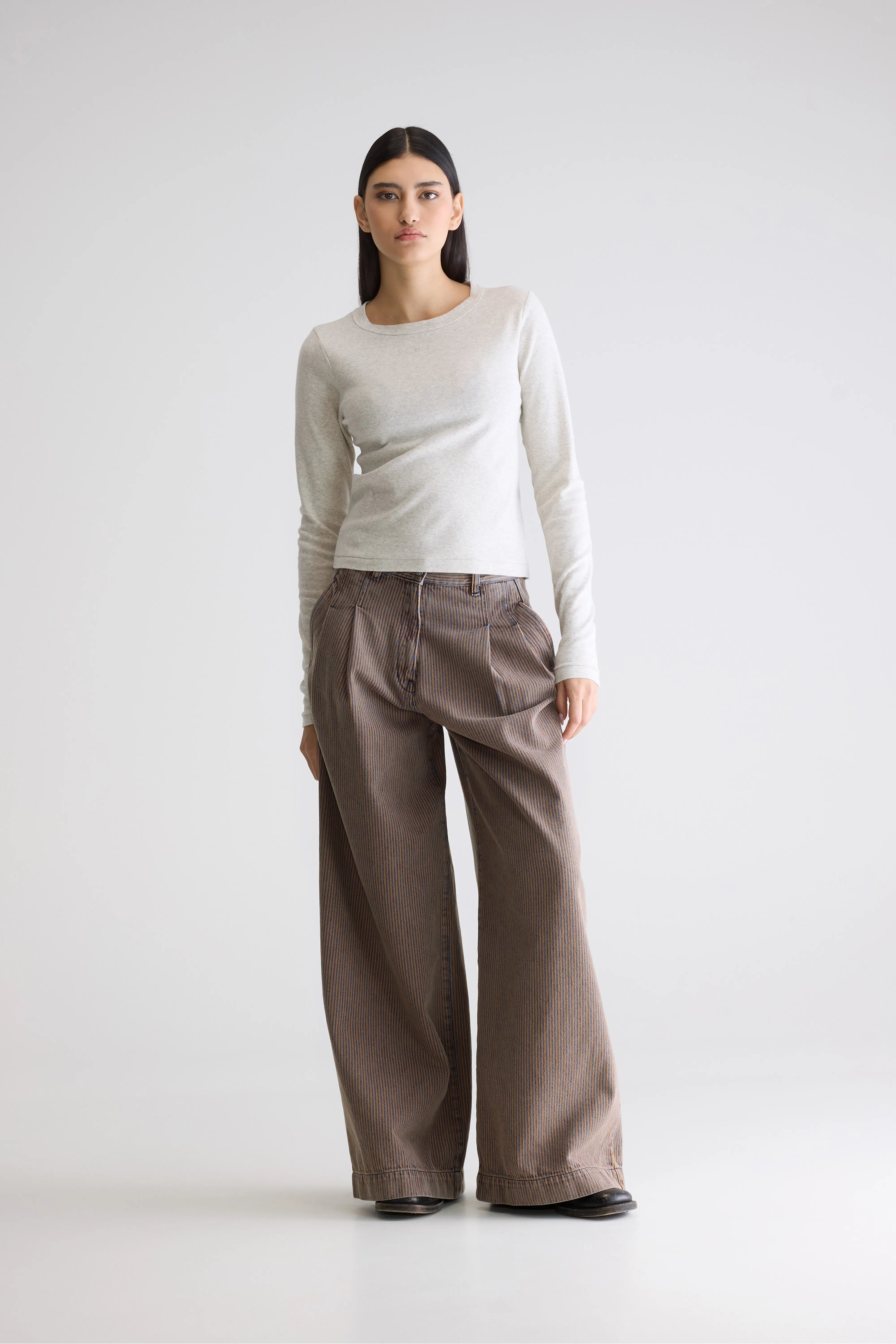 Flyer Regular T-shirt - Oyster For Women | Bellerose