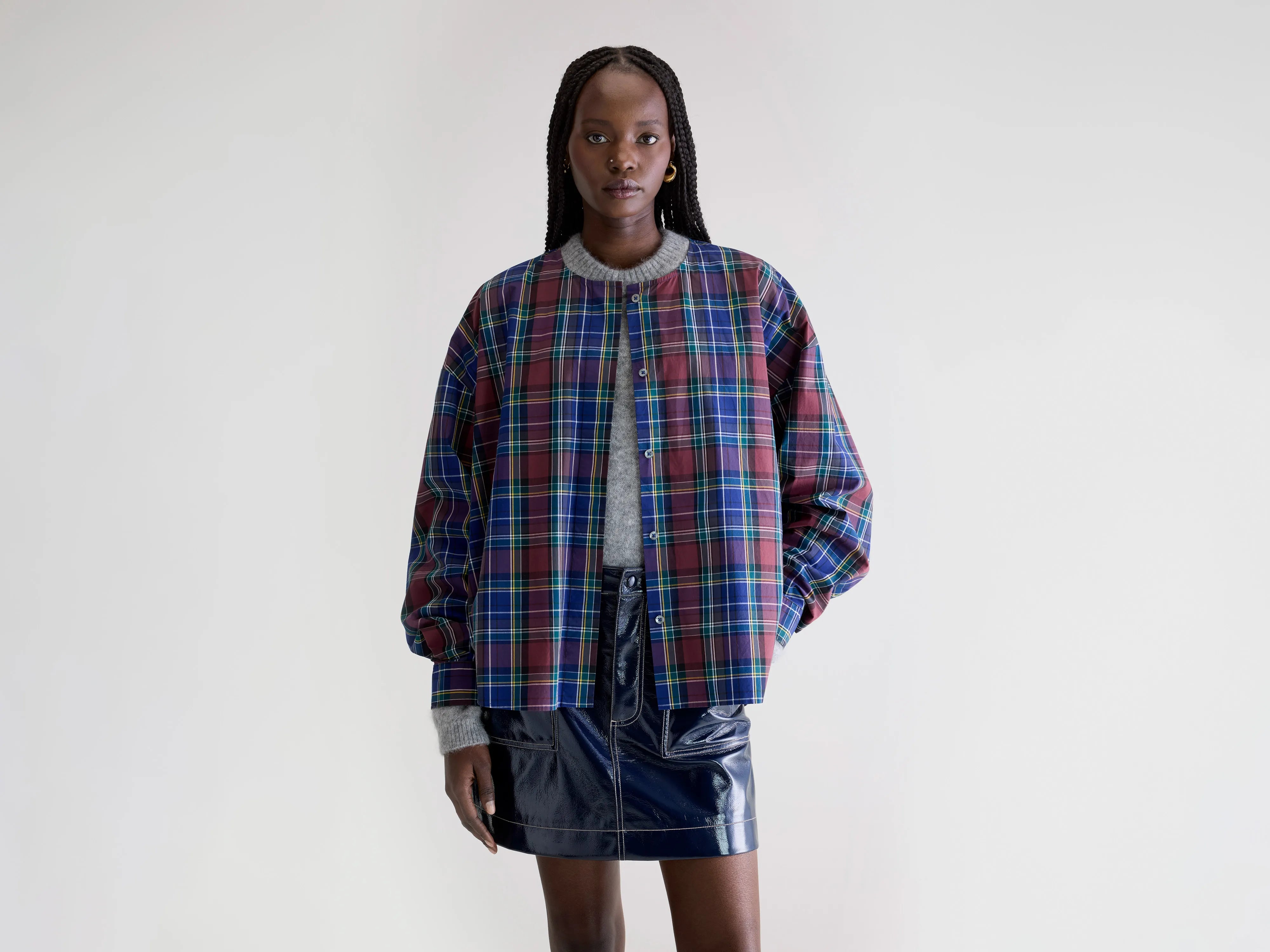 Galatea tartan shirt (252 / W / CHECK B)