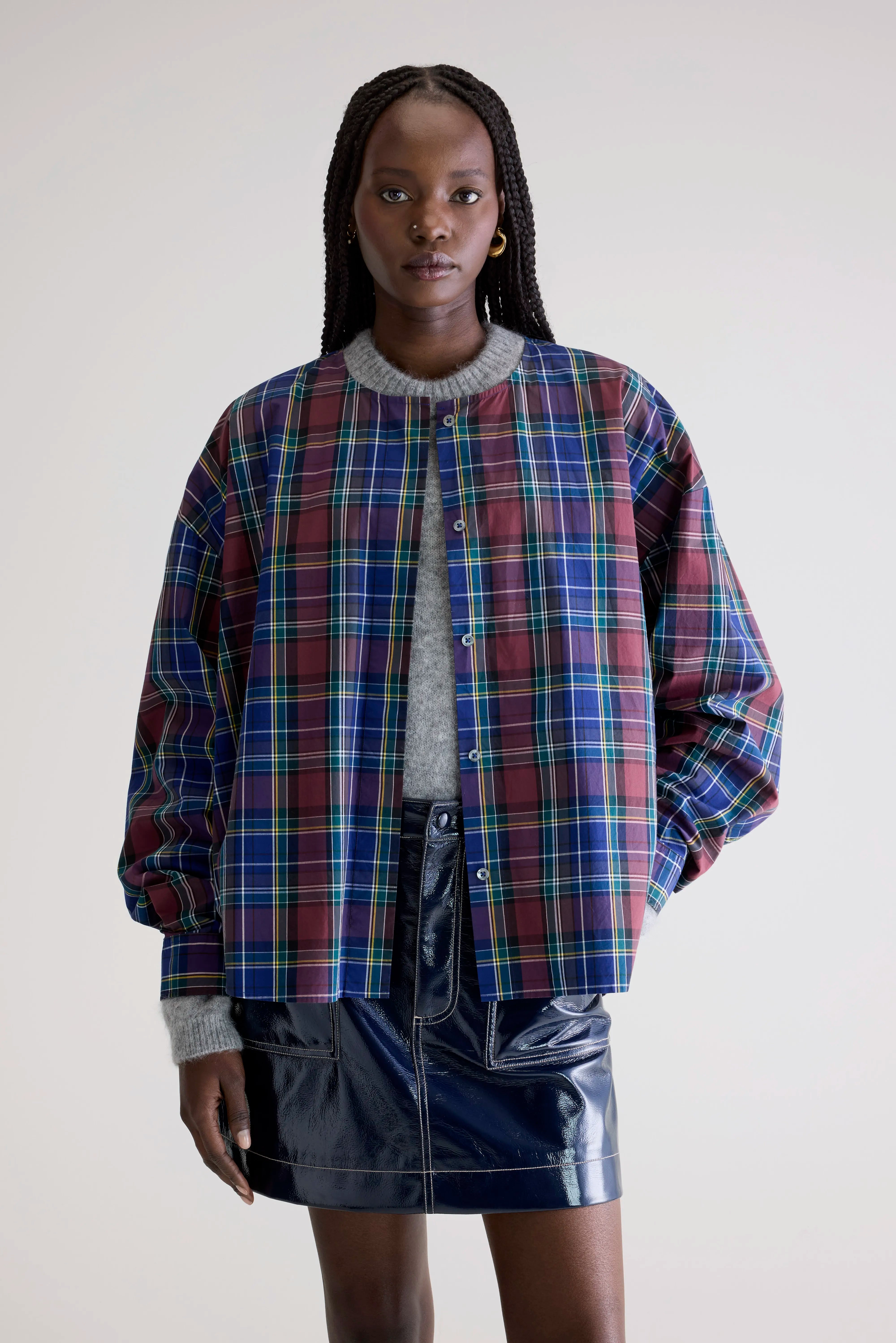Galatea Tartan Shirt - Check b For Women | Bellerose