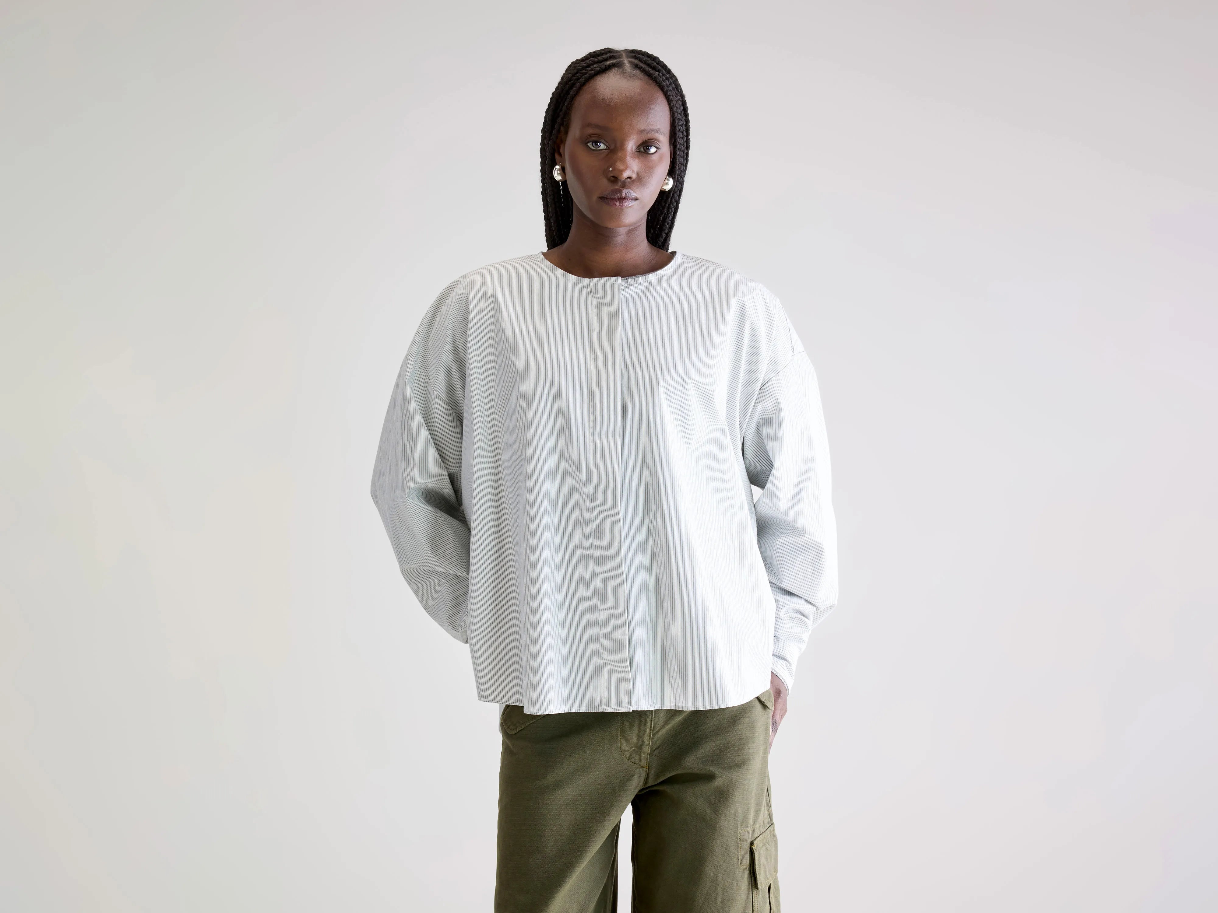 Galatea striped shirt (252 / W / STRIPE U)