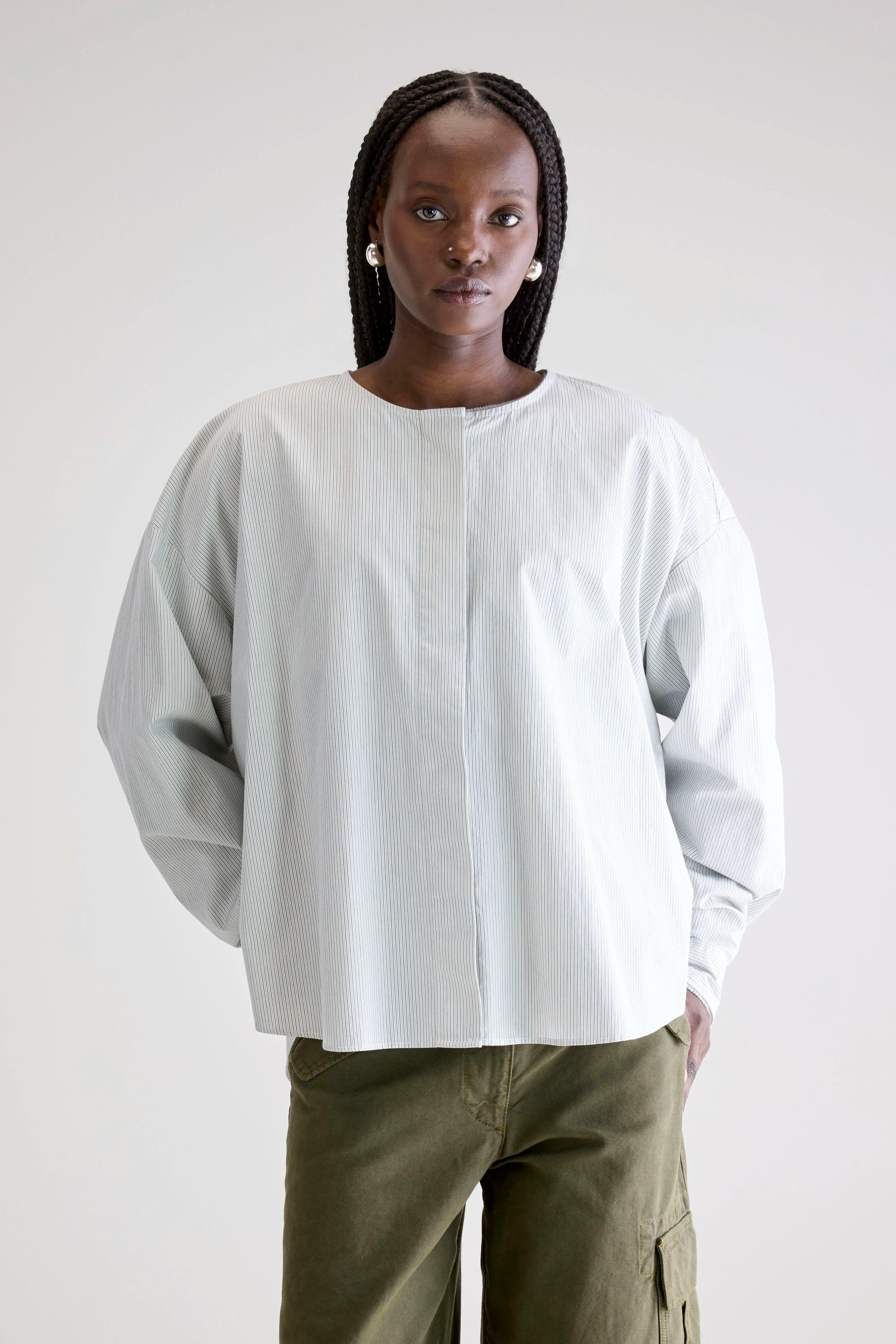 Galatea Striped Shirt - Stripe u For Women | Bellerose