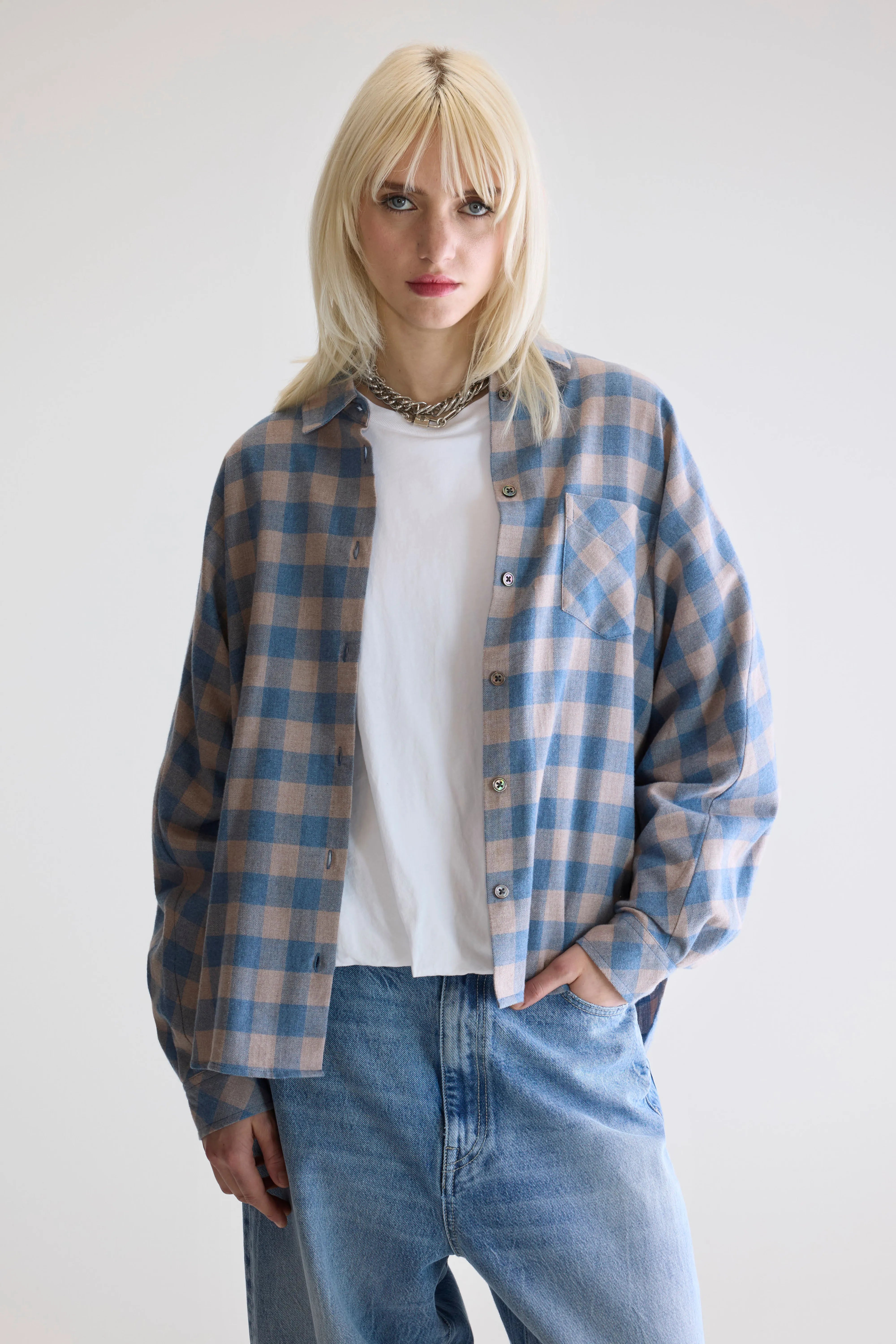 Joseph Geruit Hemd - Check a Voor Dames | Bellerose
