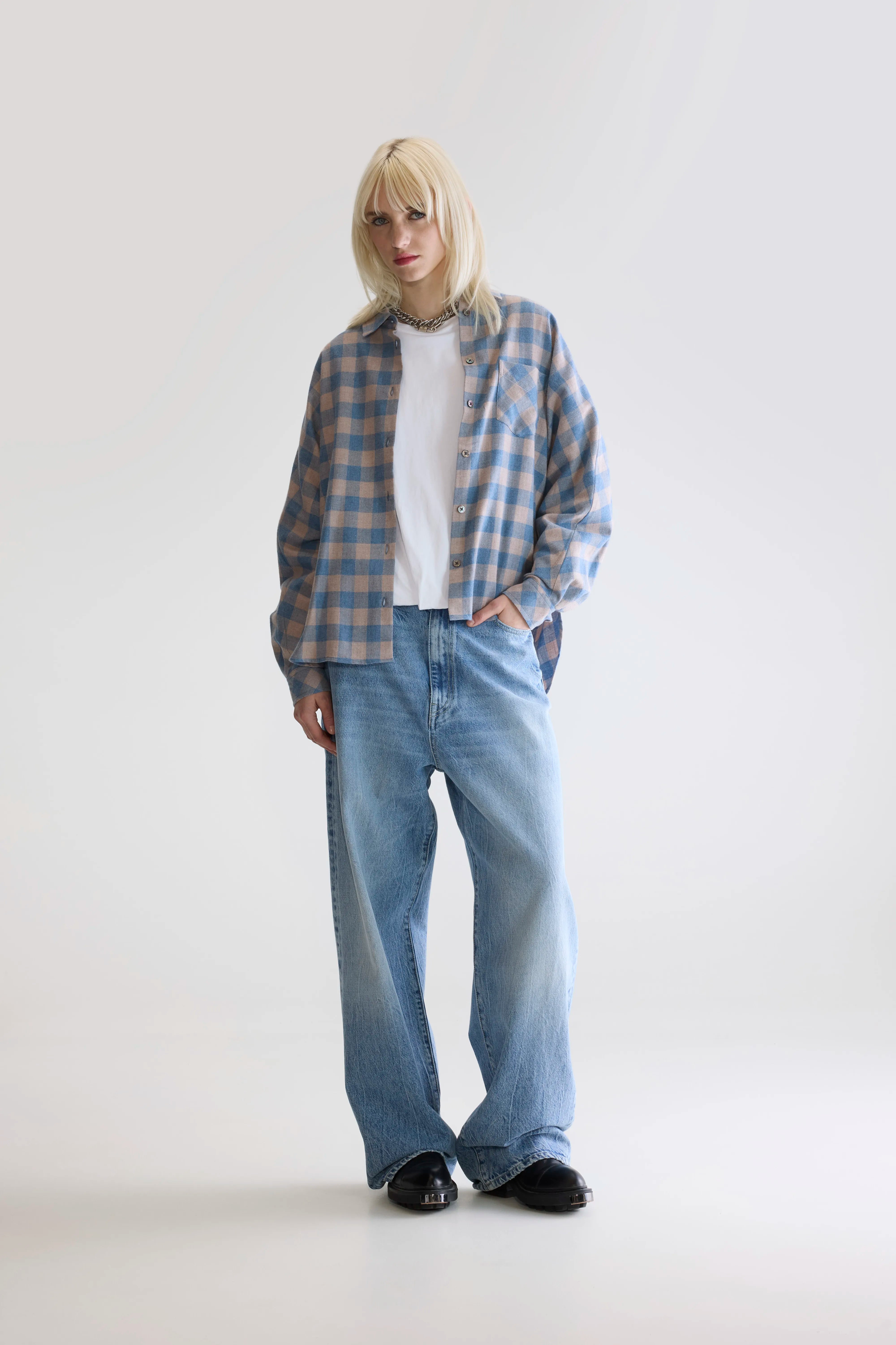 Joseph Geruit Hemd - Check a Voor Dames | Bellerose