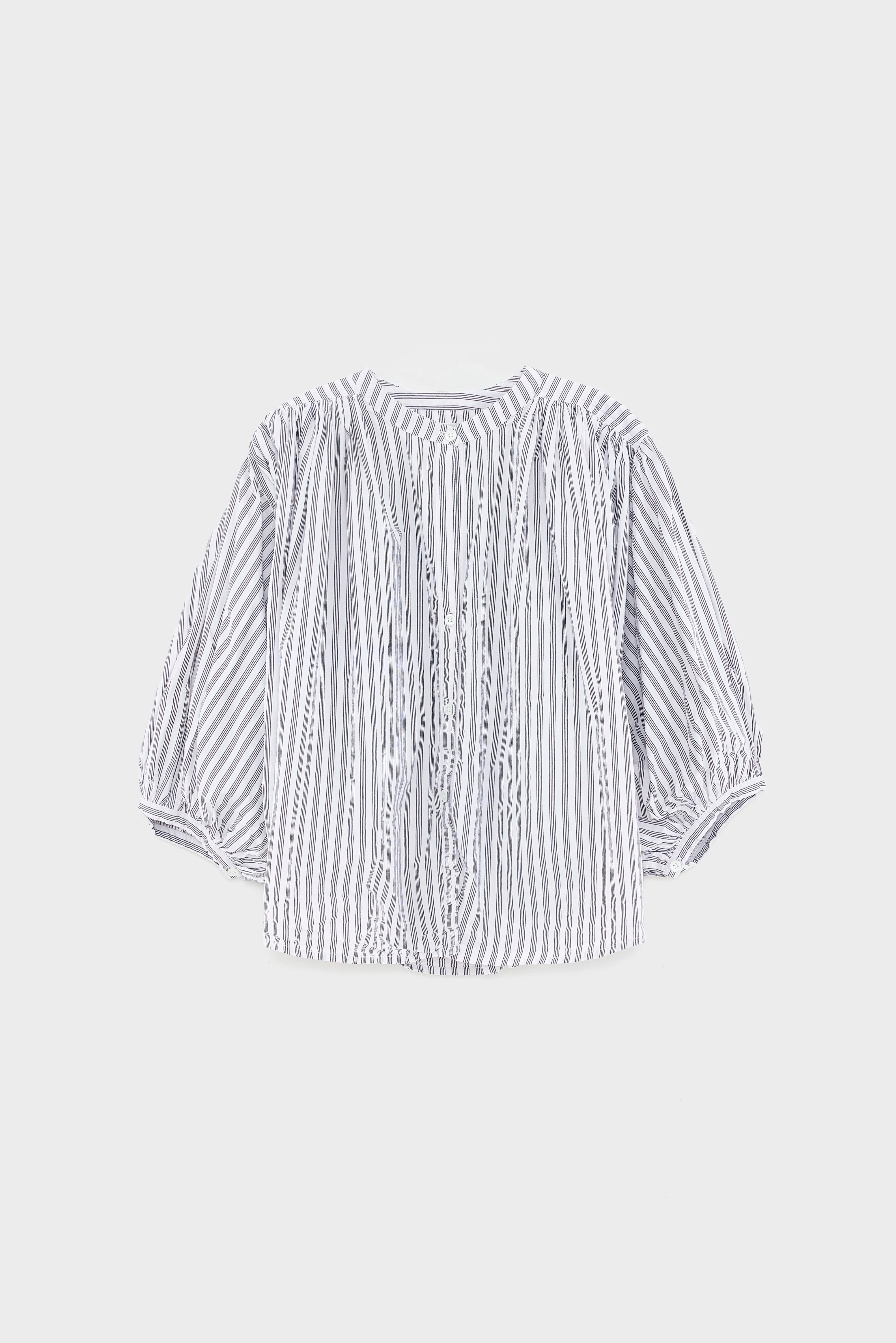 Blouse cropped Ink (252 / W / STRIPE A)