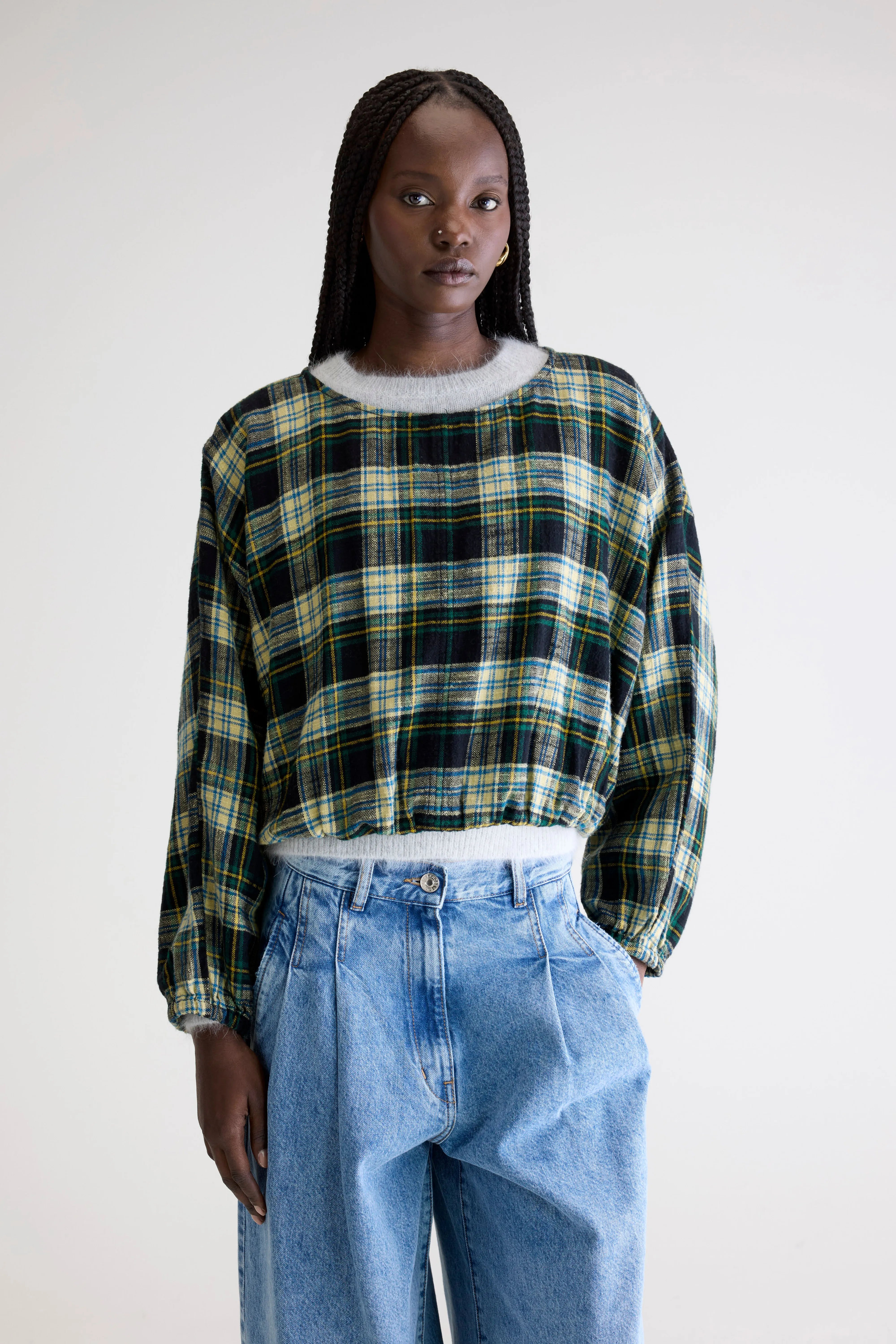 Walma Plaid Blouse - Check a For Women | Bellerose