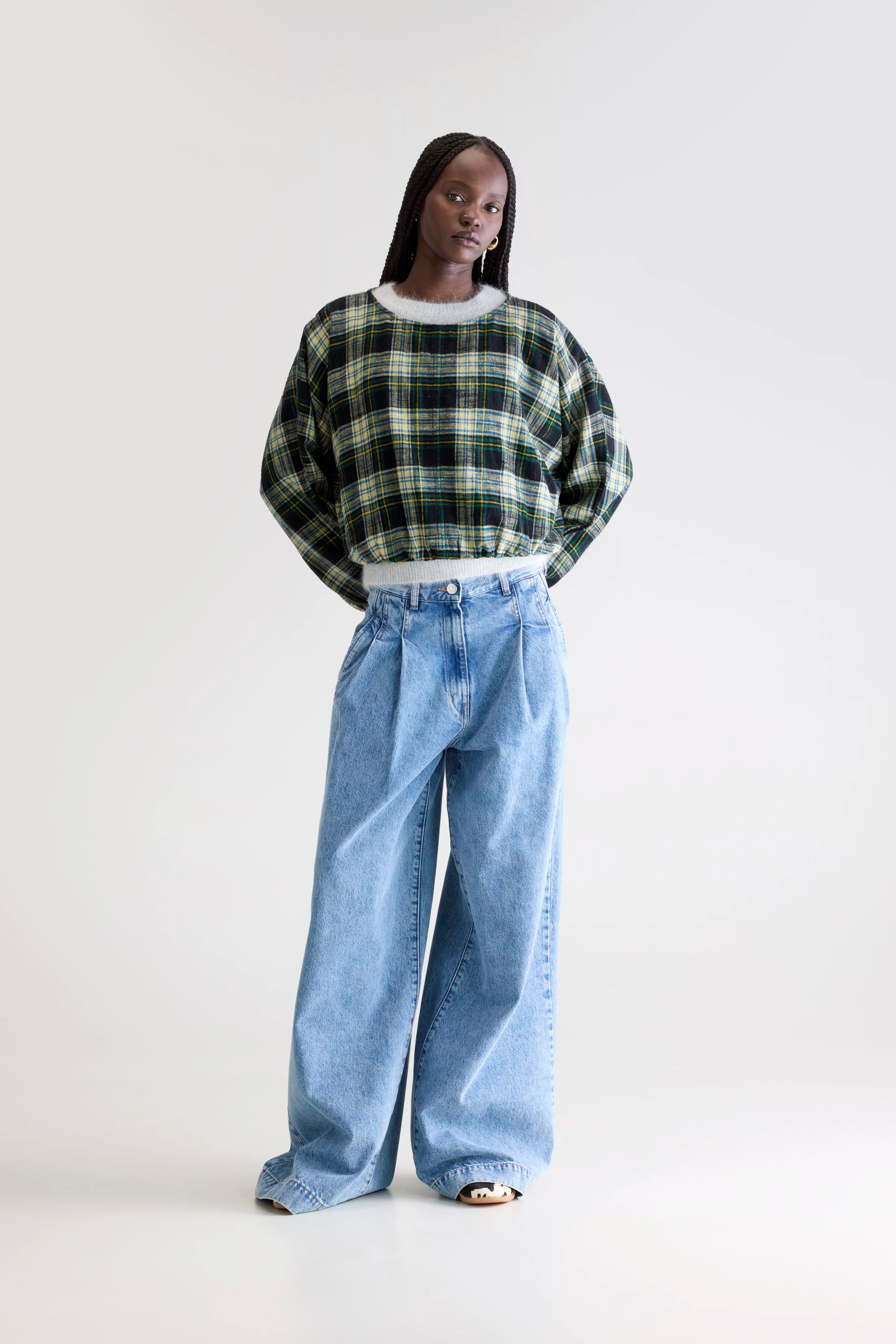 Walma Plaid Blouse - Check a For Women | Bellerose