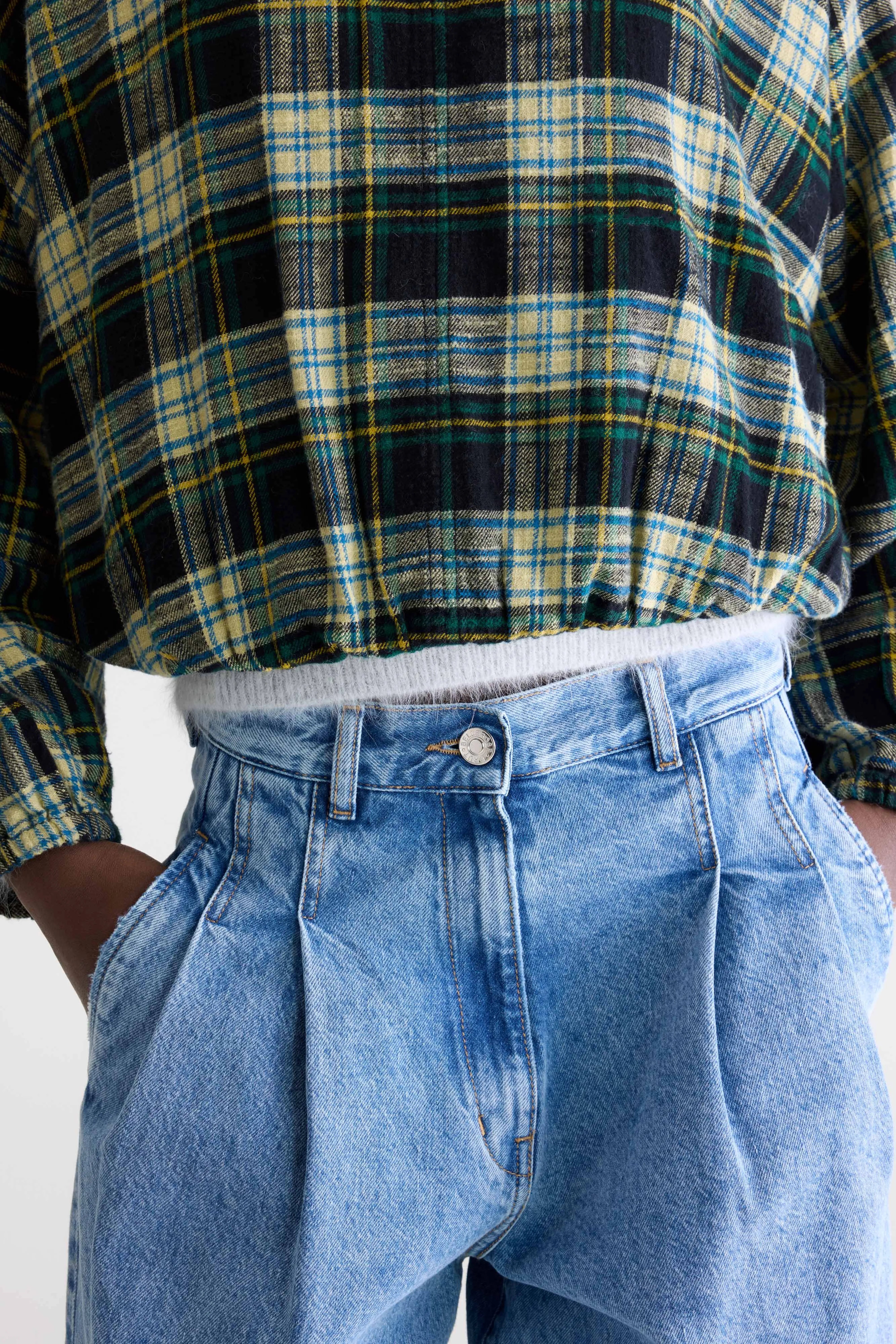 Walma Plaid Blouse - Check a For Women | Bellerose