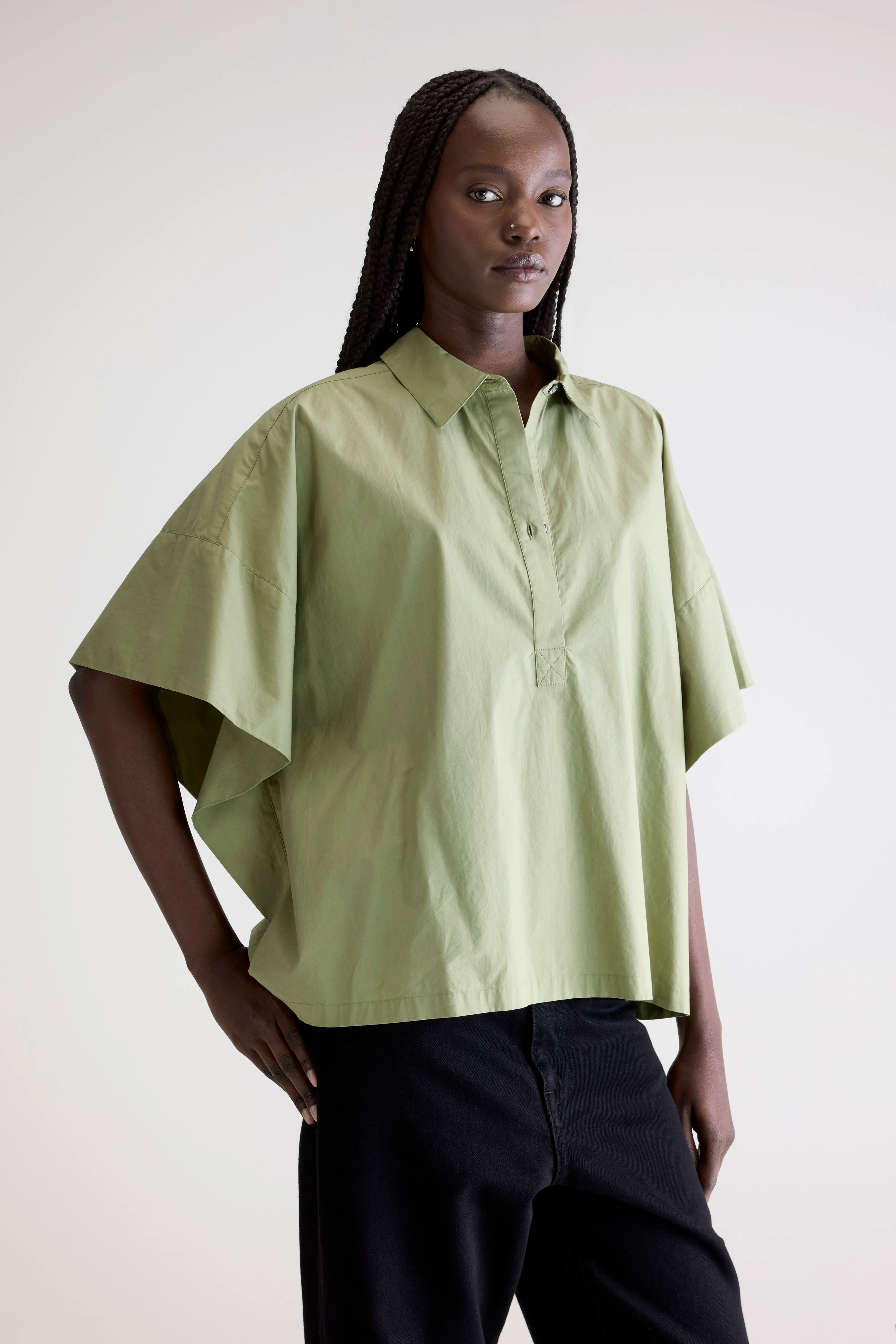 Cairn Short-sleeve Shirt - Sauge For Women | Bellerose