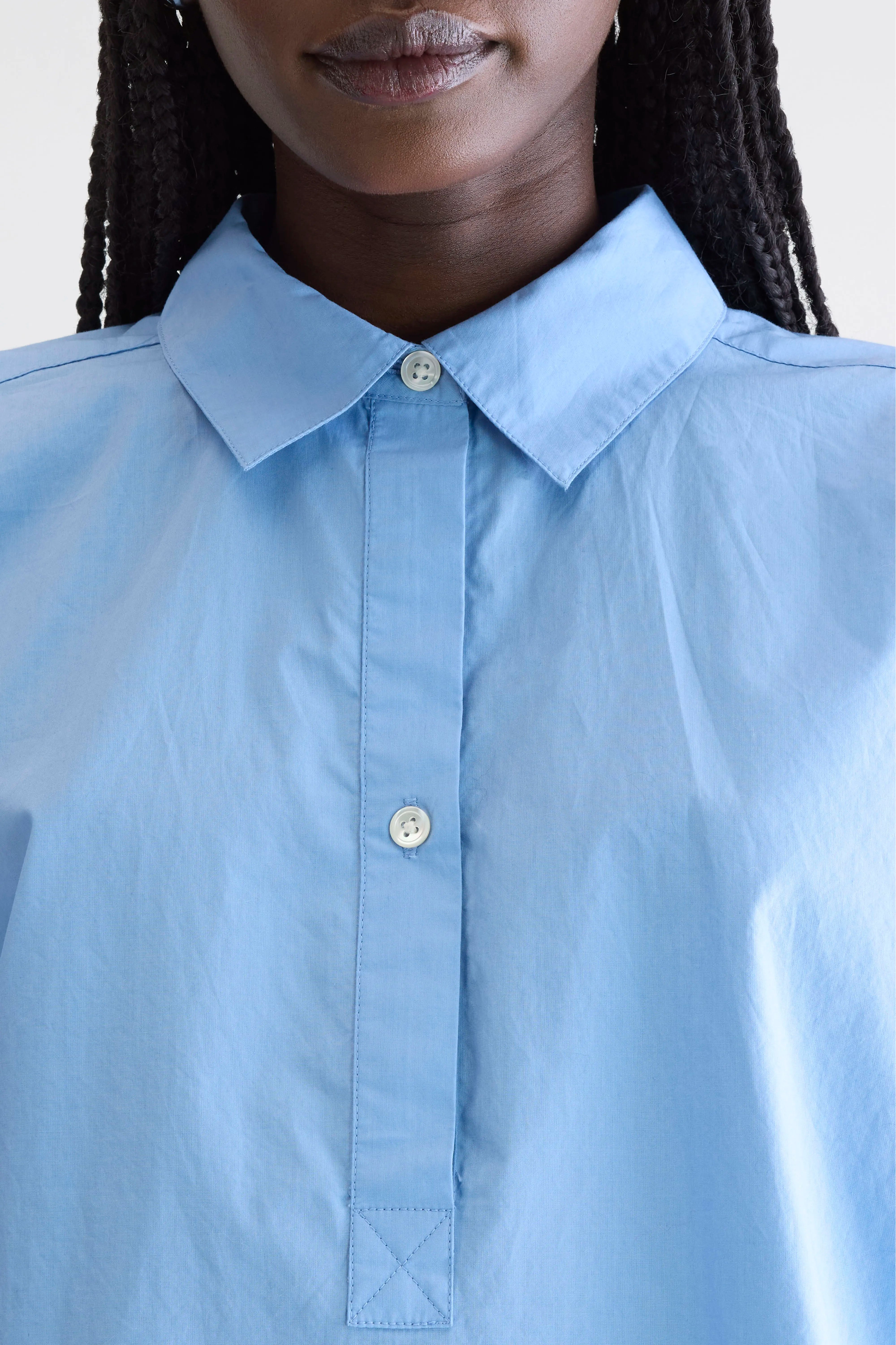 Cairn hemd met korte mouwen (252 / W / BLUE SHIRT)