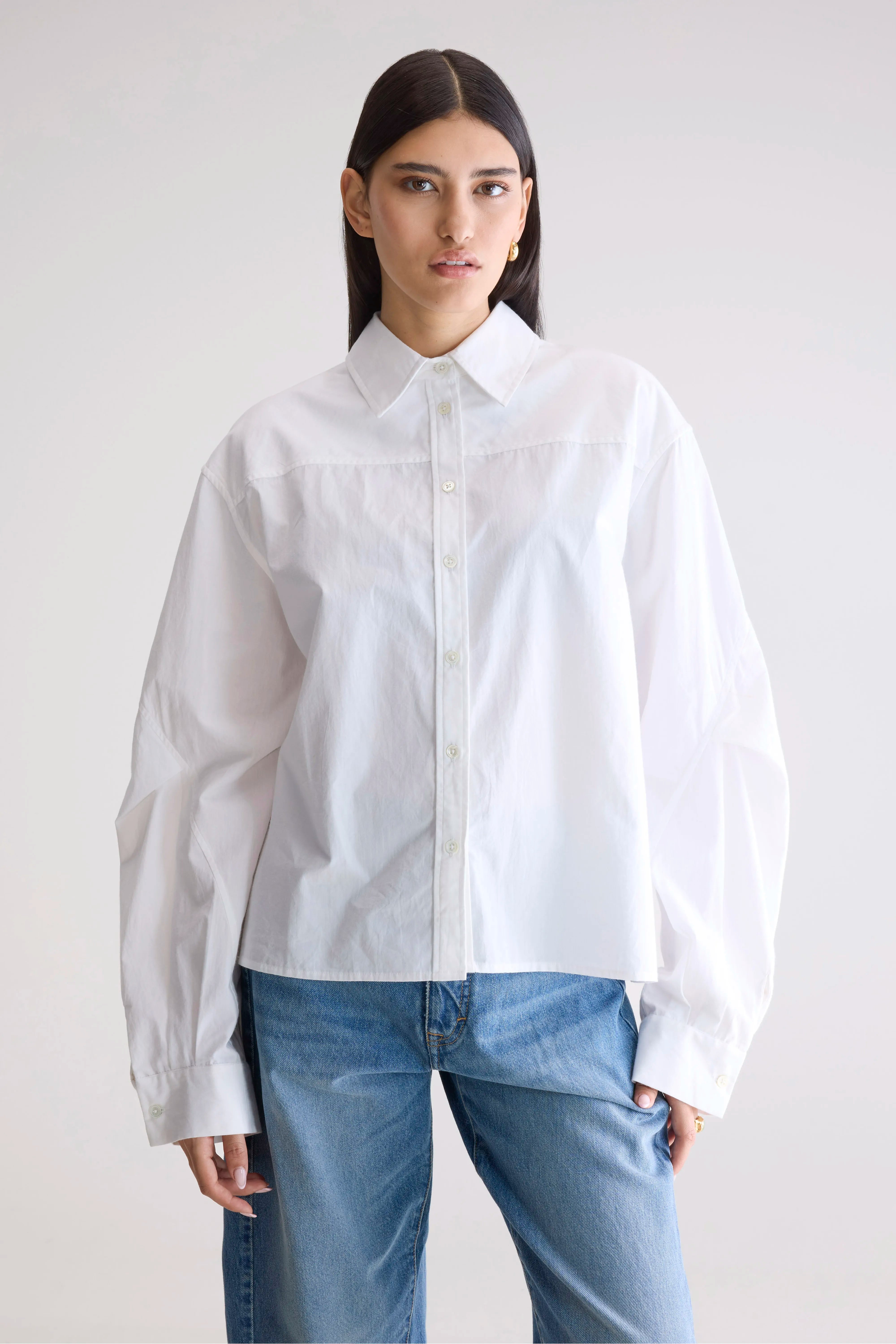 Chemise En Popeline Kenza - White Pour Femme | Bellerose