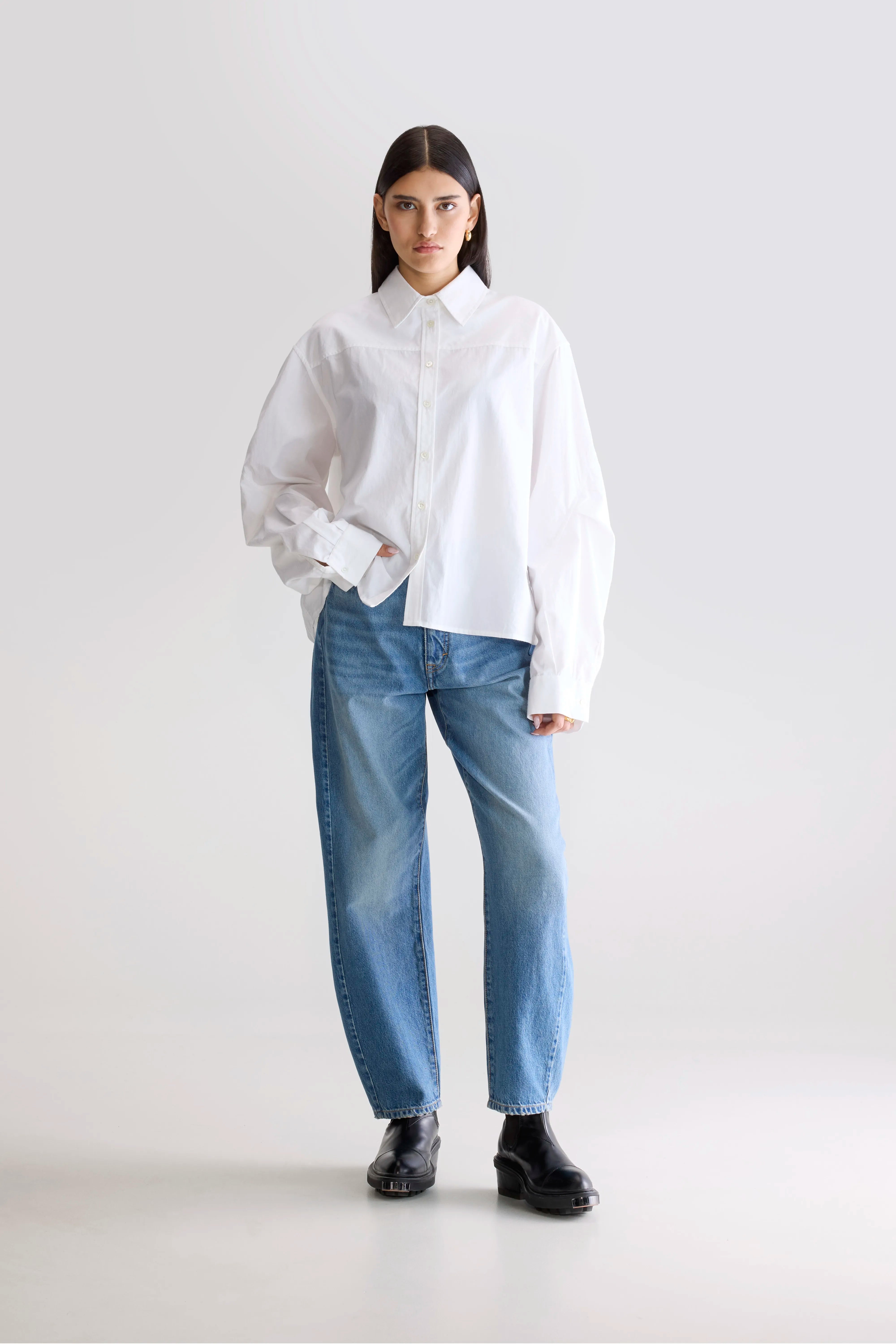 Chemise en popeline Kenza (252 / W / WHITE)